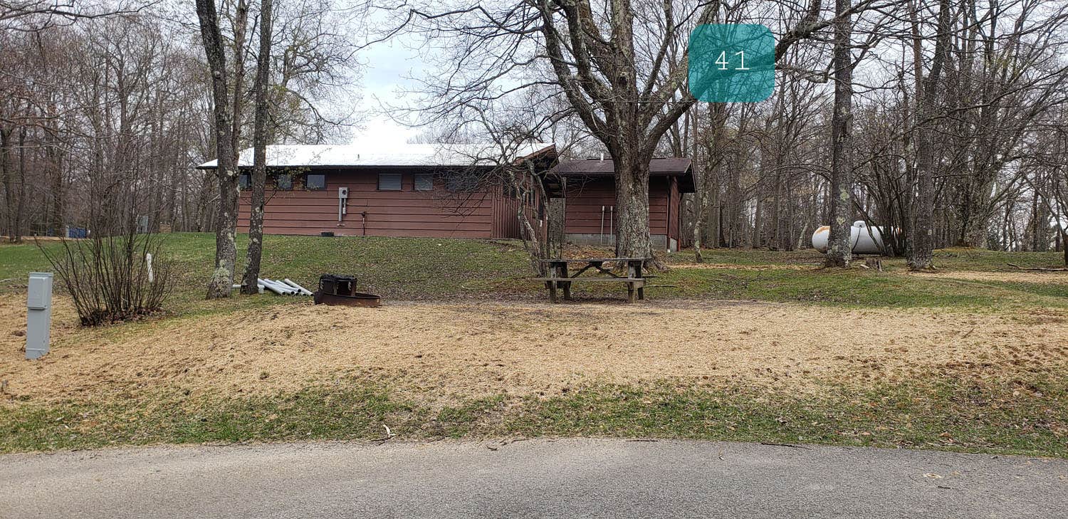 Jean C.'s photo of glamping accommodations at Blackwater Falls State Park Campground near Grantsville, MD