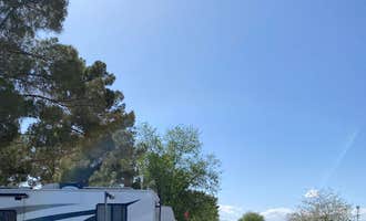 Camping near Pahrump Land in the middle of Mojave Desert: Pahrump RV Park, Pahrump, Nevada