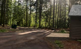 Becky S.'s photo of glamping accommodations at Whitcomb Creek County Park near Jefferson, OR
