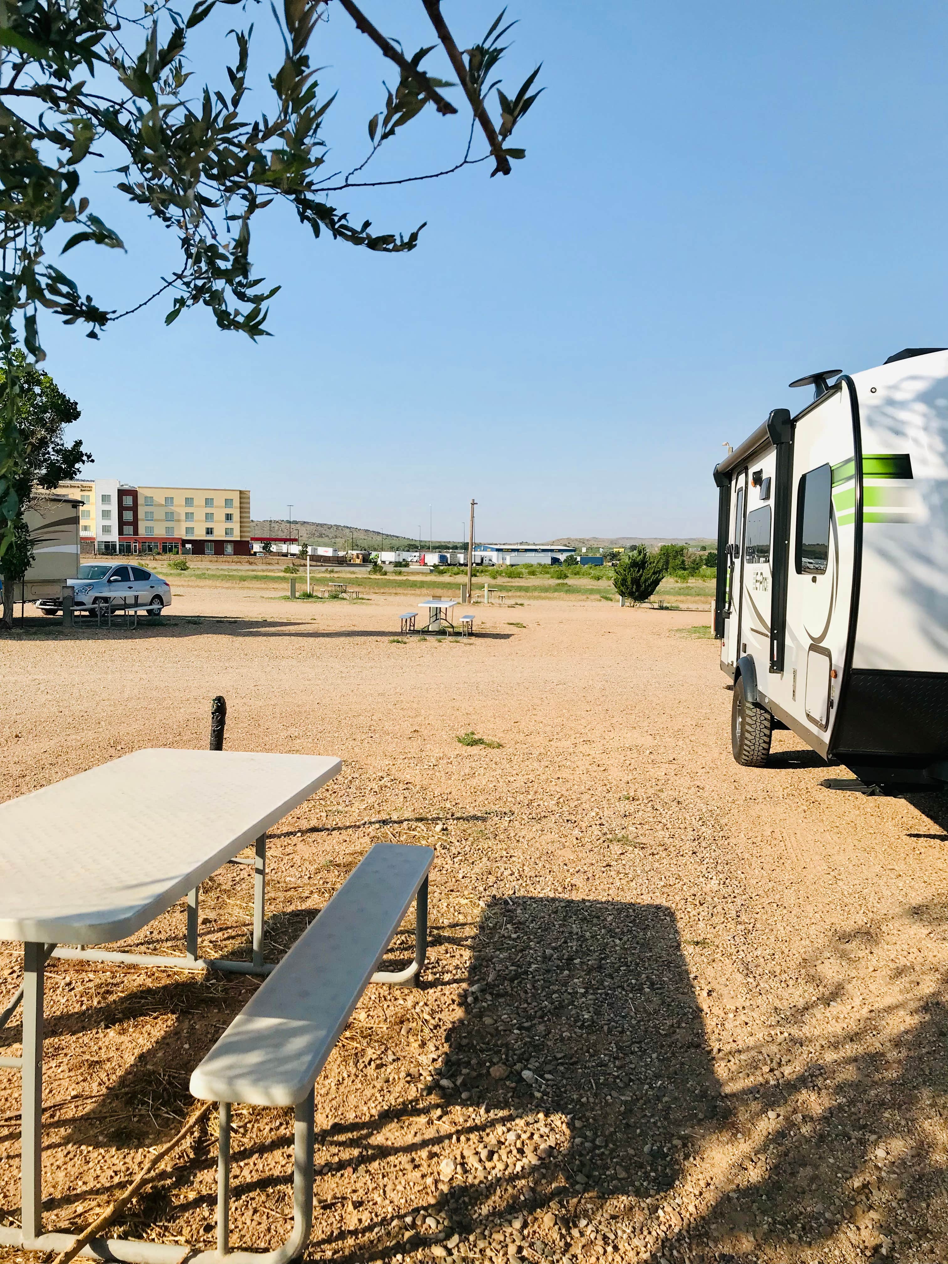 Christina H.'s photo of rv camping at Mountain Road RV Park near Conchas Dam, NM