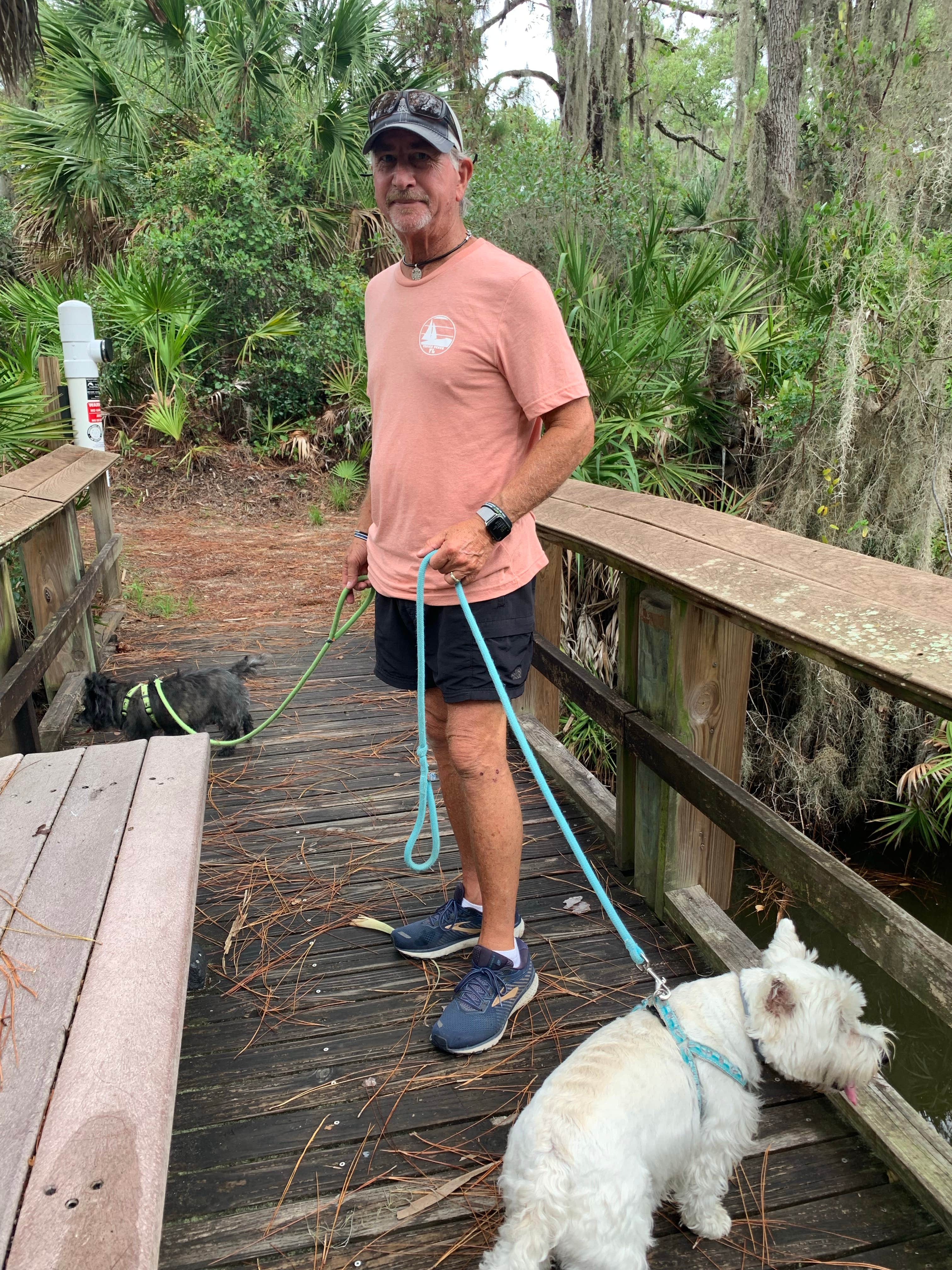 Patsy E.'s photo of camping with pets at Oscar Scherer State Park Campground near Sarasota, FL