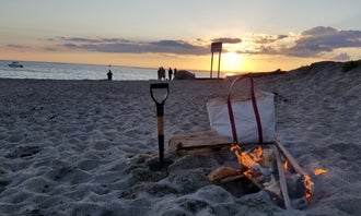 Camping near Carr Point Recreation Facility: Fishermen’s Memorial State Campground, Narragansett Pier, Rhode Island