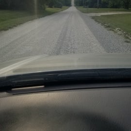 8 miles on this road coming from the East off of 70.