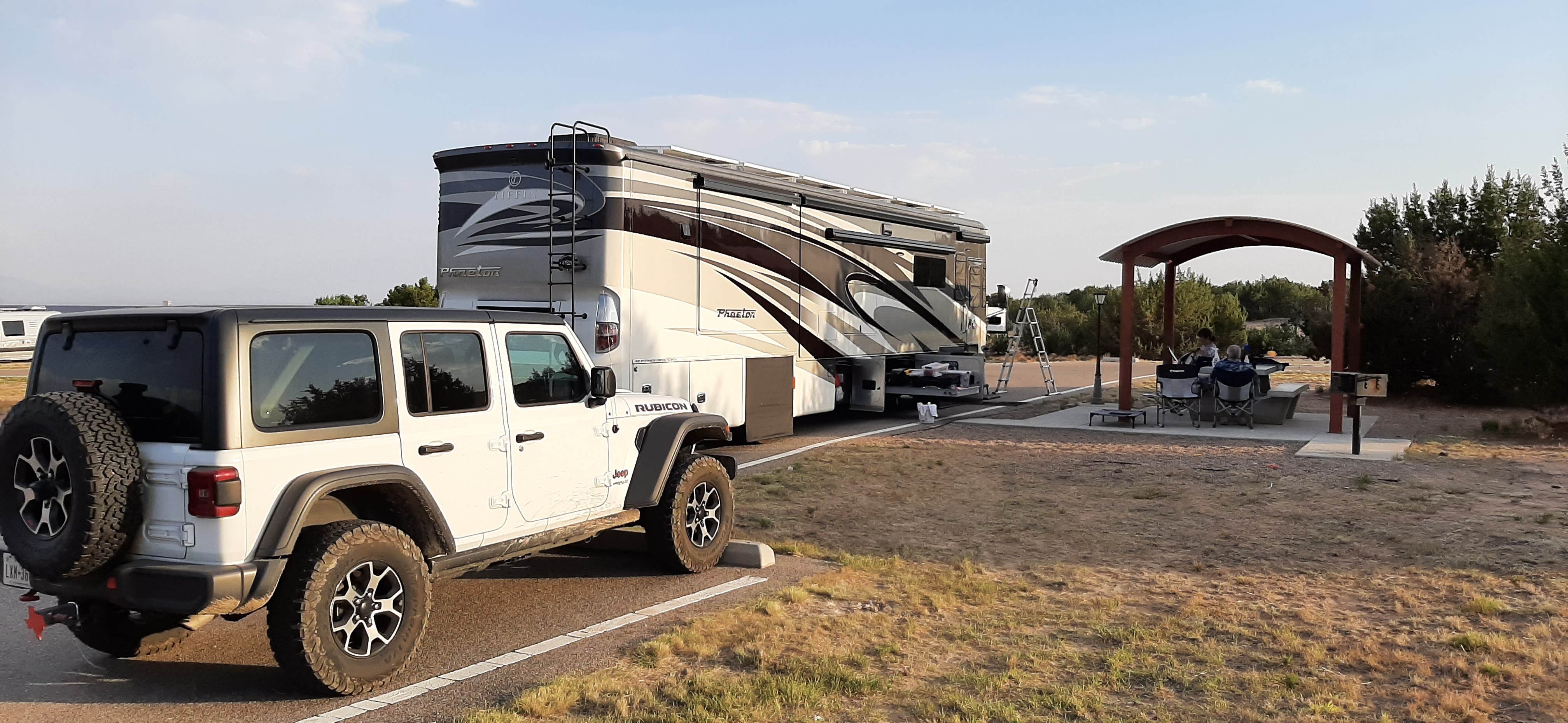 Charles L.'s photo of rv camping at Cochiti Recreation Area near Santa Fe National Forest