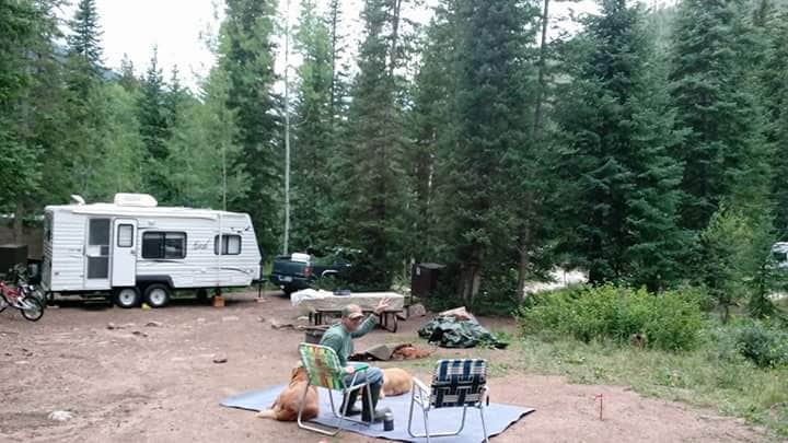 Camper-submitted photo at Gore Creek Campground near Red Cliff, CO