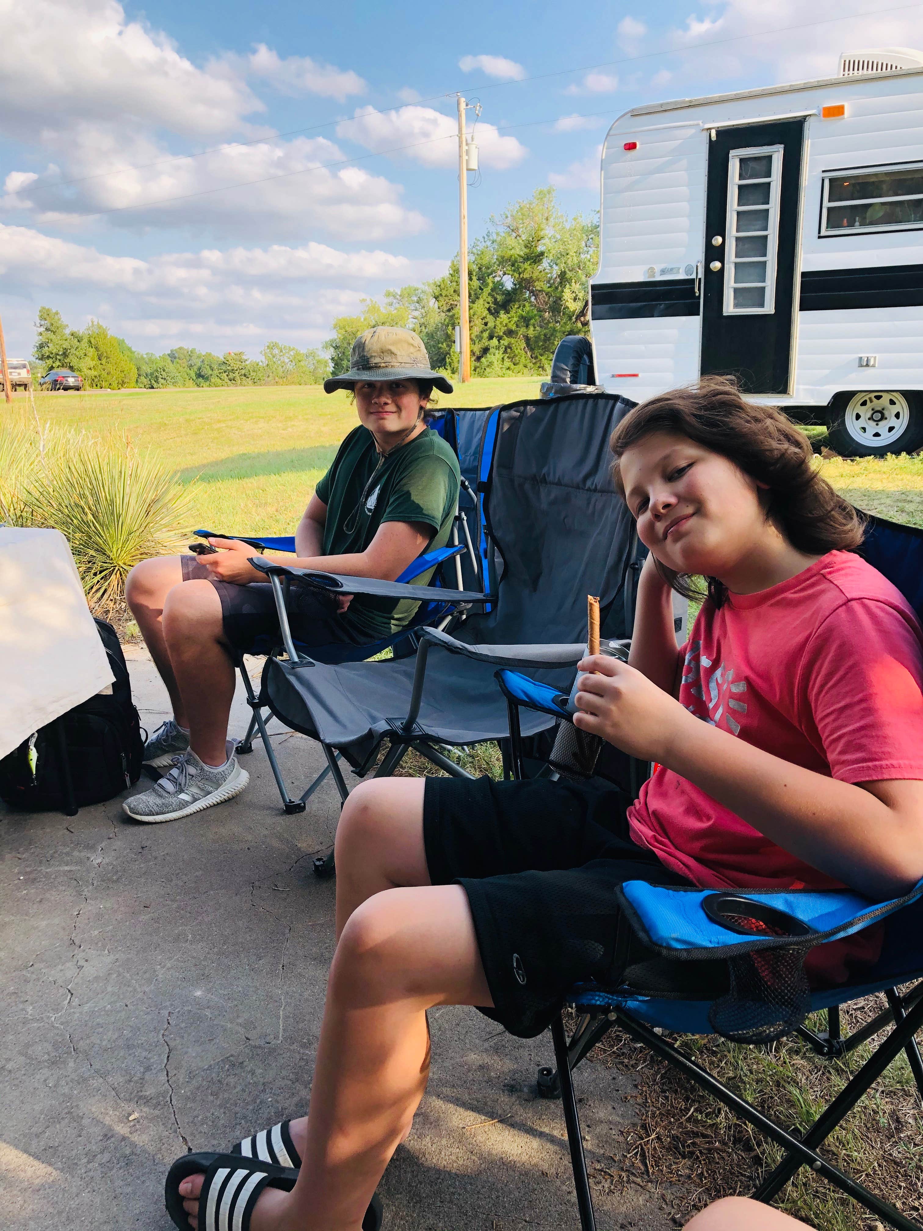 Jason W.'s photo of rv camping at Elm Grove — Historic Lake Scott State Park near Colby, KS