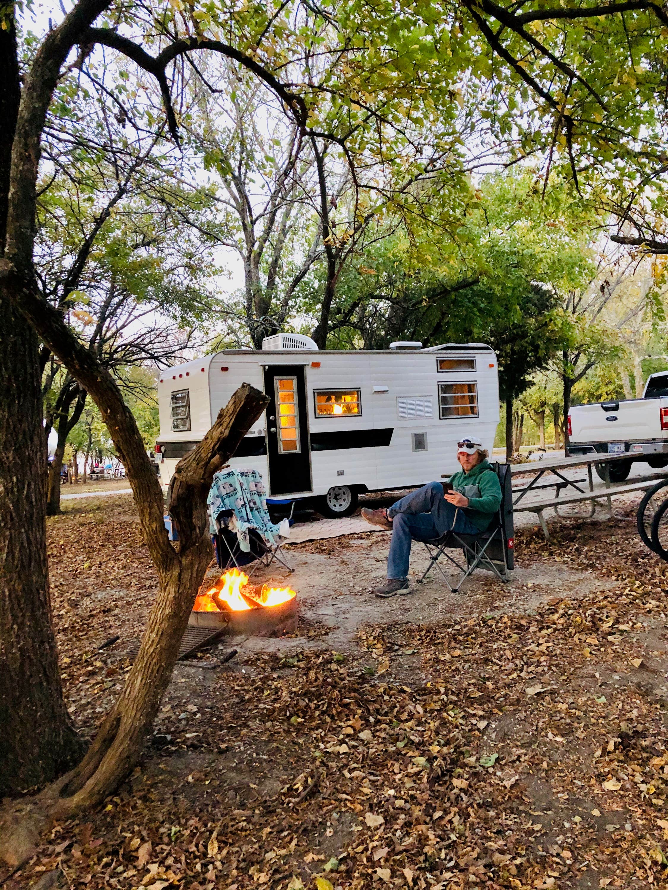 Camper-submitted photo at Russell Crites Primitive — Hillsdale State Park near Lake Quivira, KS