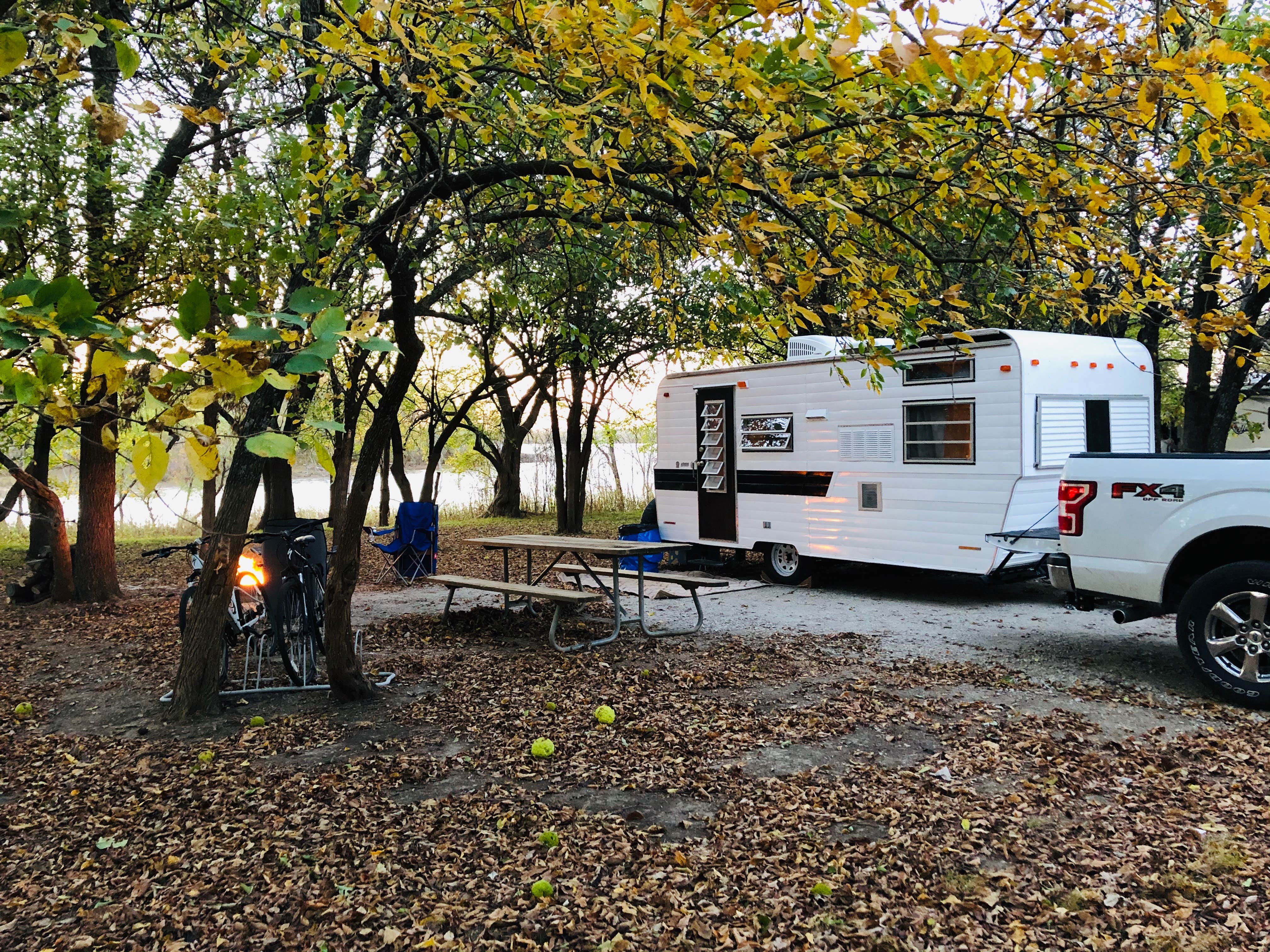 Camper-submitted photo at Russell Crites Primitive — Hillsdale State Park near Lake Quivira, KS
