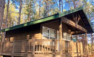 John's photo of glamping accommodations at CMA Iron Mountain Cabins and Campground near Gillham, AR