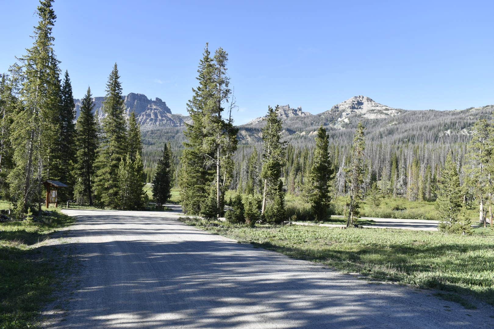 Camping near Crooked Creek Guest Ranch: Falls Campground, Dubois, Wyoming