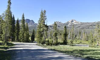 Camping near Crooked Creek Guest Ranch: Falls Campground, Dubois, Wyoming