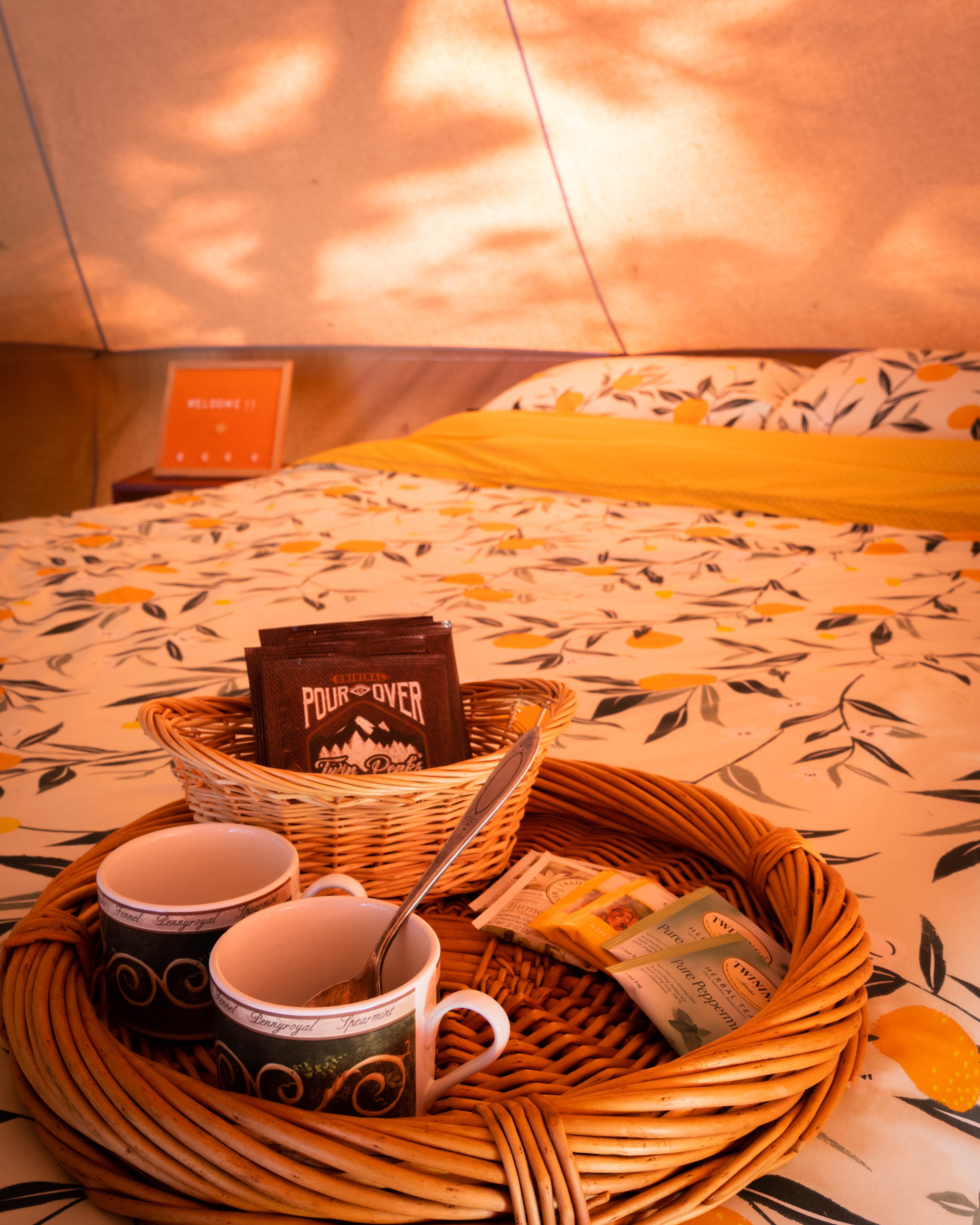 Samantha L.'s photo of glamping accommodations at Cold Weather Camping in the Finger Lakes near Nunda, NY