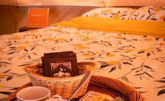 Samantha L.'s photo of glamping accommodations at Cold Weather Camping in the Finger Lakes near Rochester, NY