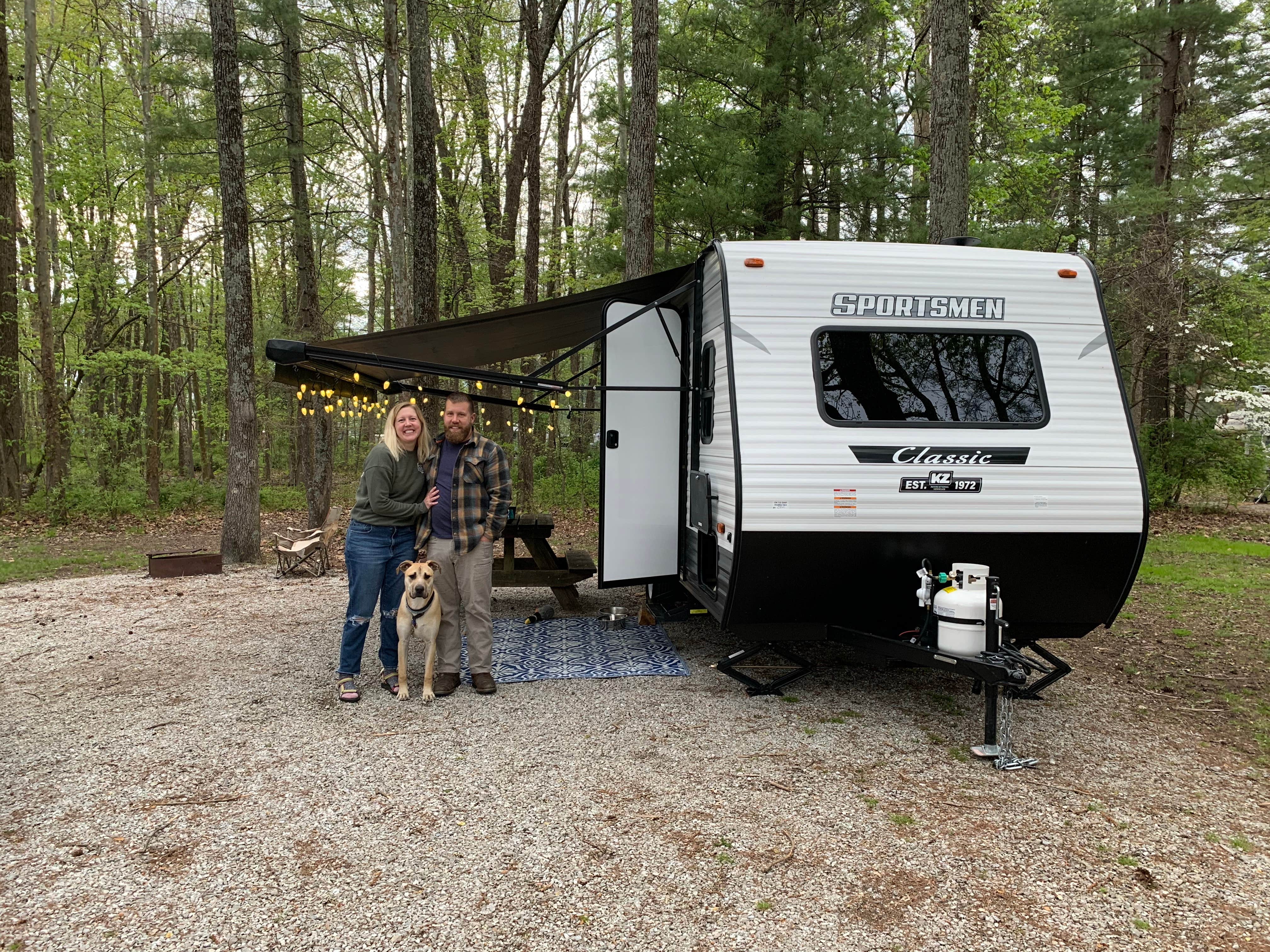 Kelsie E.'s photo of rv camping at Starve Hollow State Rec Area Campground near Nashville, IN