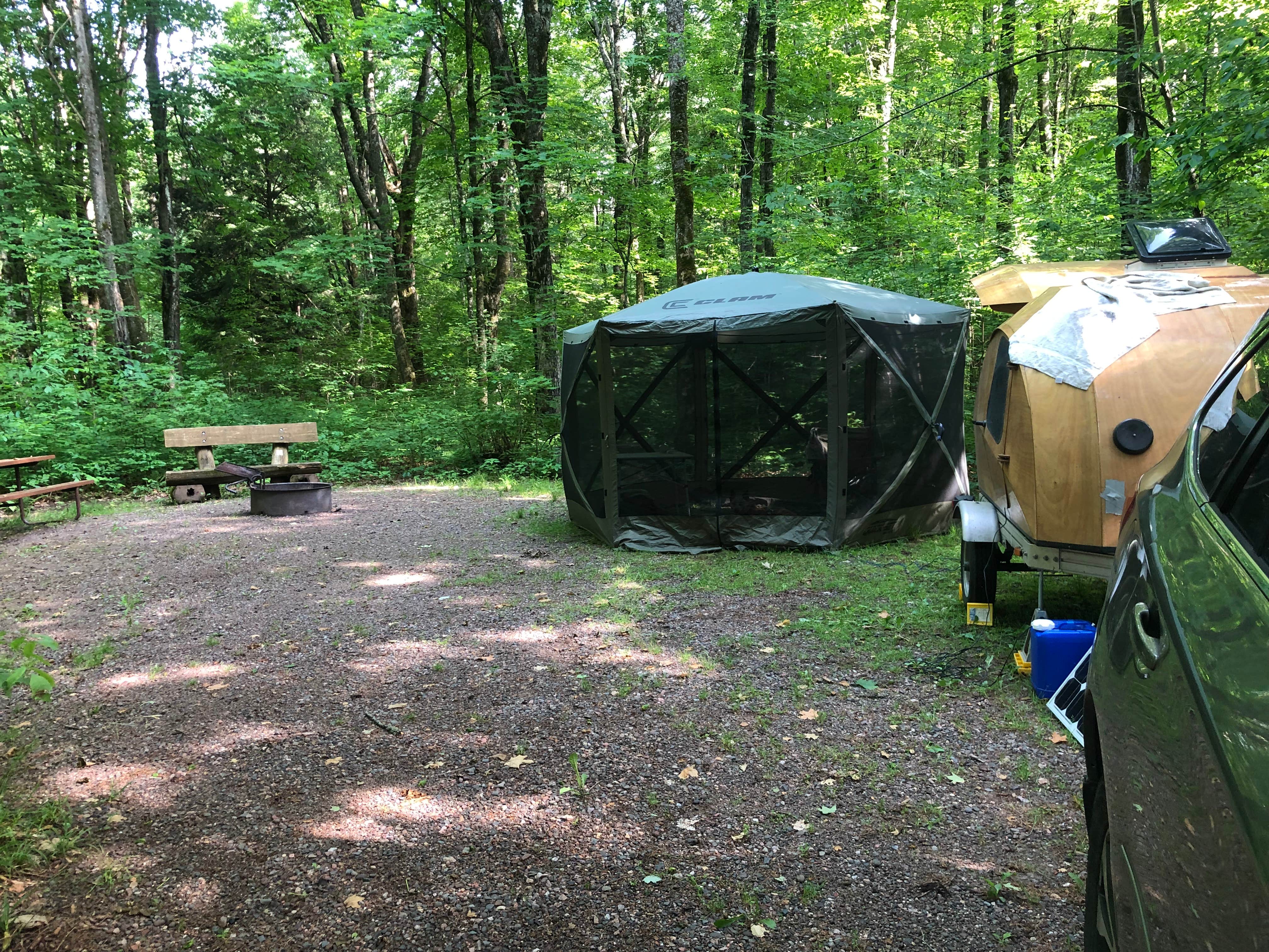 Camping near Ojibwe Park: Connors Lake Campground — Flambeau River State Forest, Winter, Wisconsin
