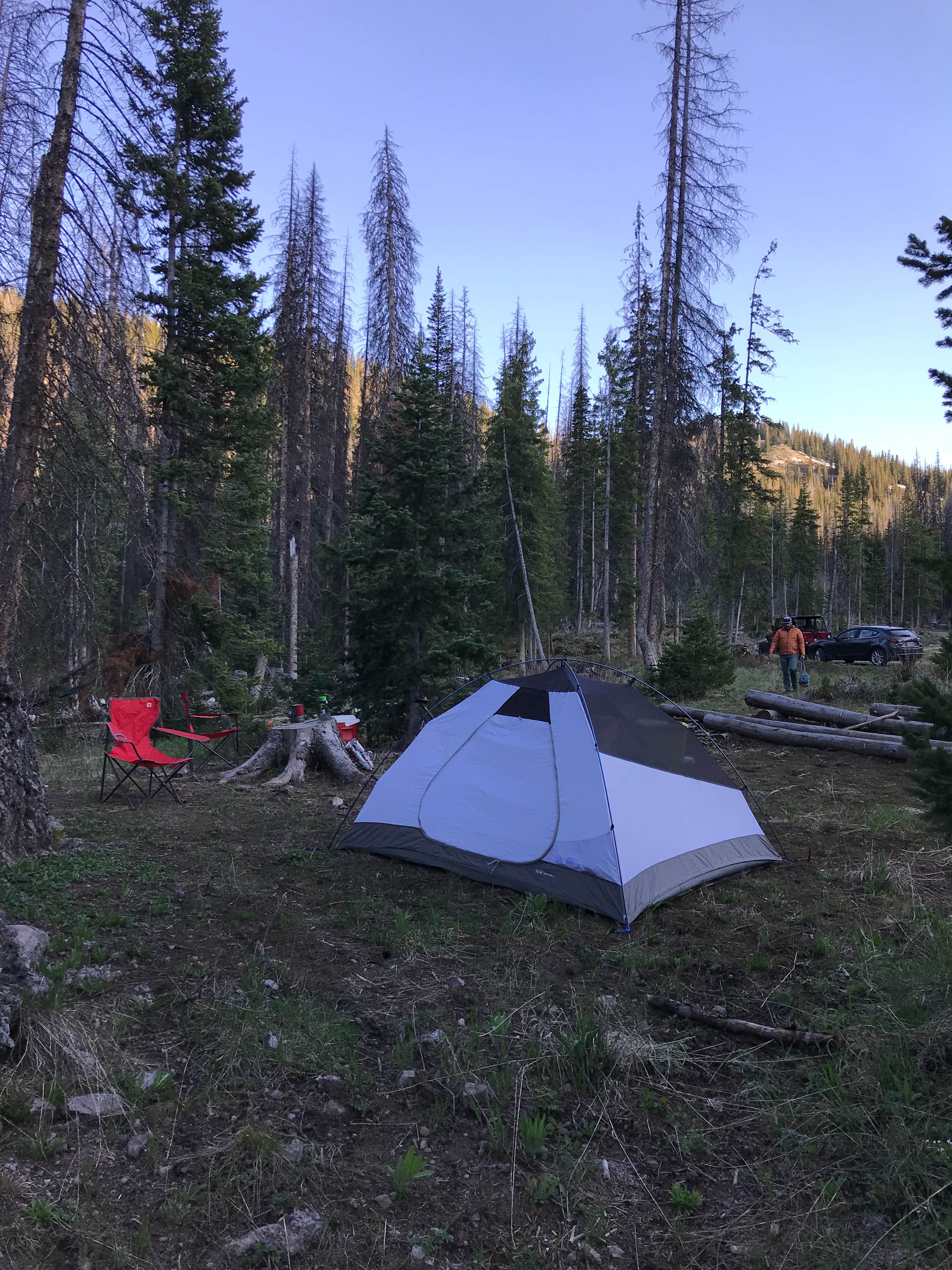 Jenny R.'s photo of tent camping at Dispersed Camping--Mill Hollow/Utah FR054 near Coalville, UT