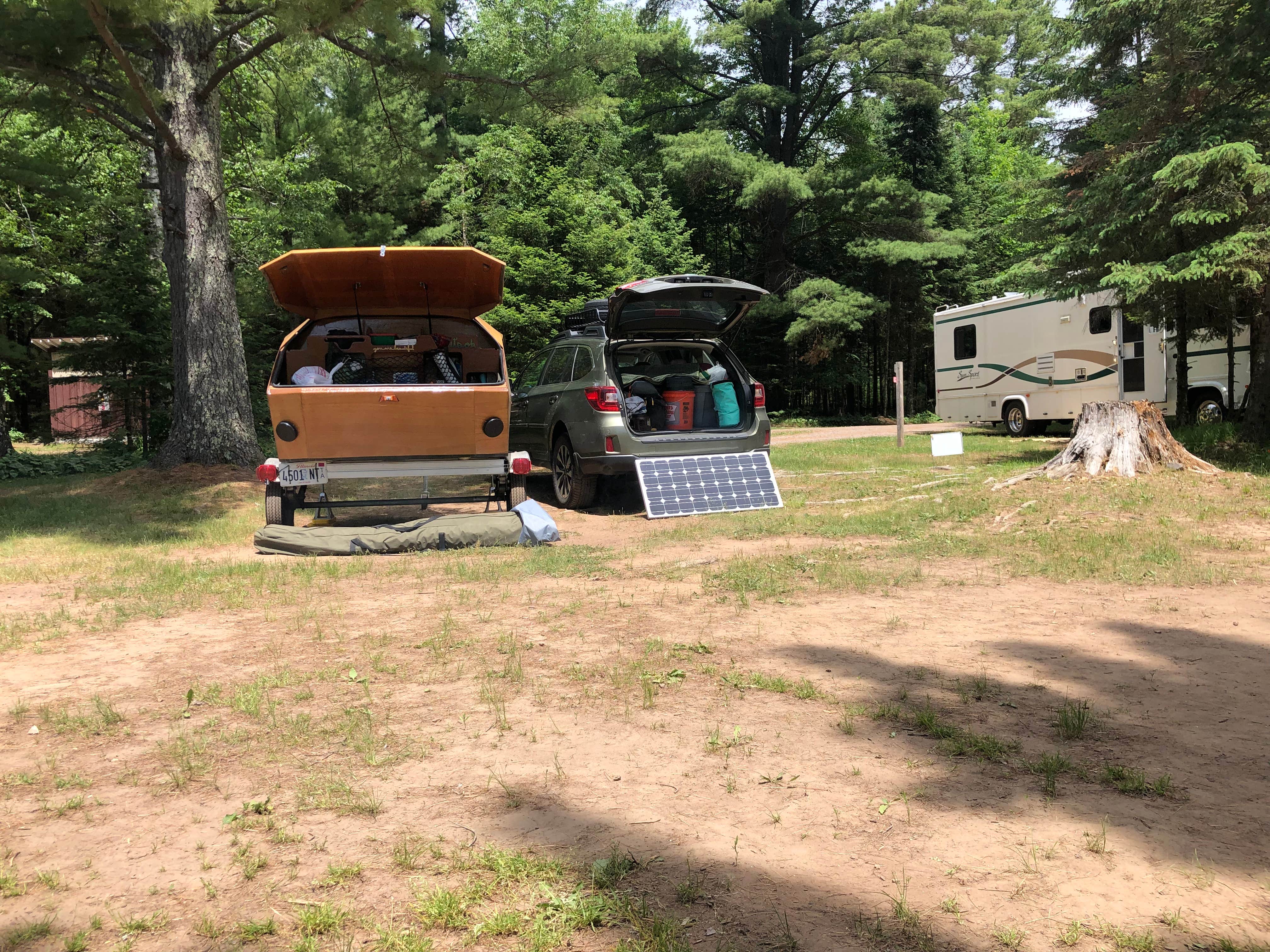 Camper-submitted photo at Lake of the Falls County Park near Mercer, WI