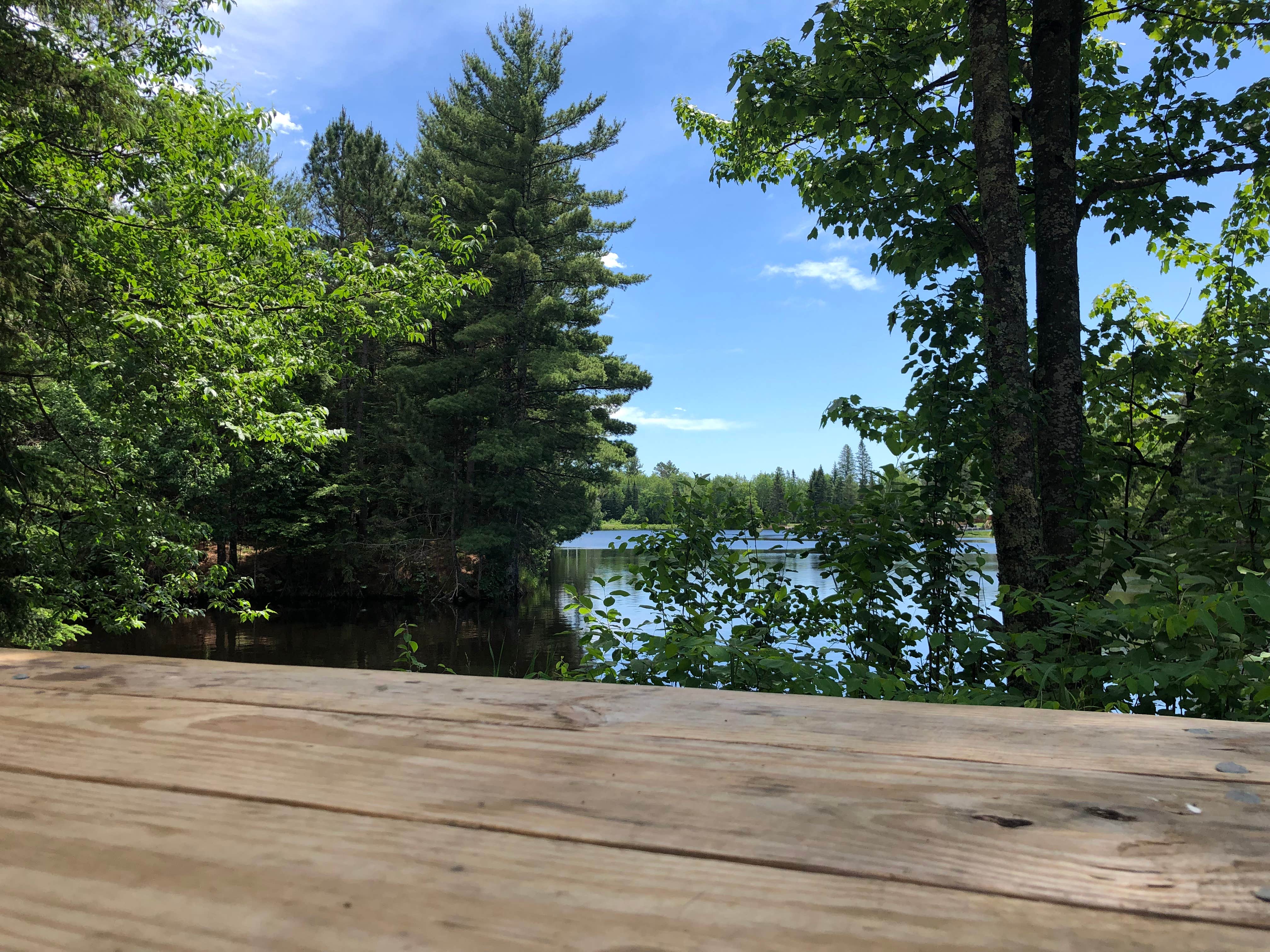 Camper-submitted photo at Lake of the Falls County Park near Mercer, WI