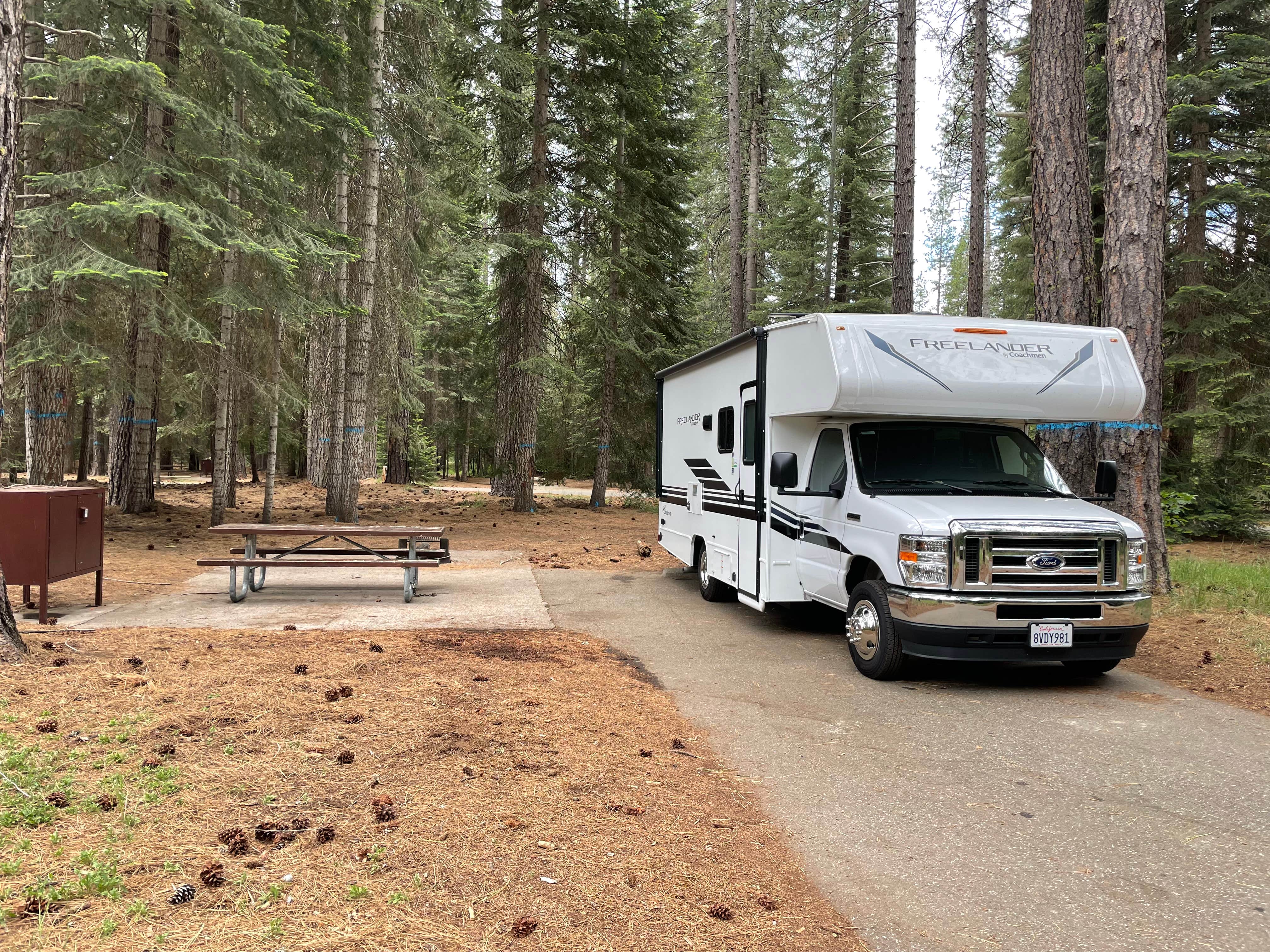 Lori T.'s photo of rv camping at Cattle Camp Campground near Mount Shasta, CA