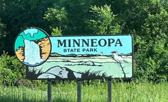 Camping near Rapidan Dam Co Park: Red Fox Campground — Minneopa State Park, Skyline, Minnesota