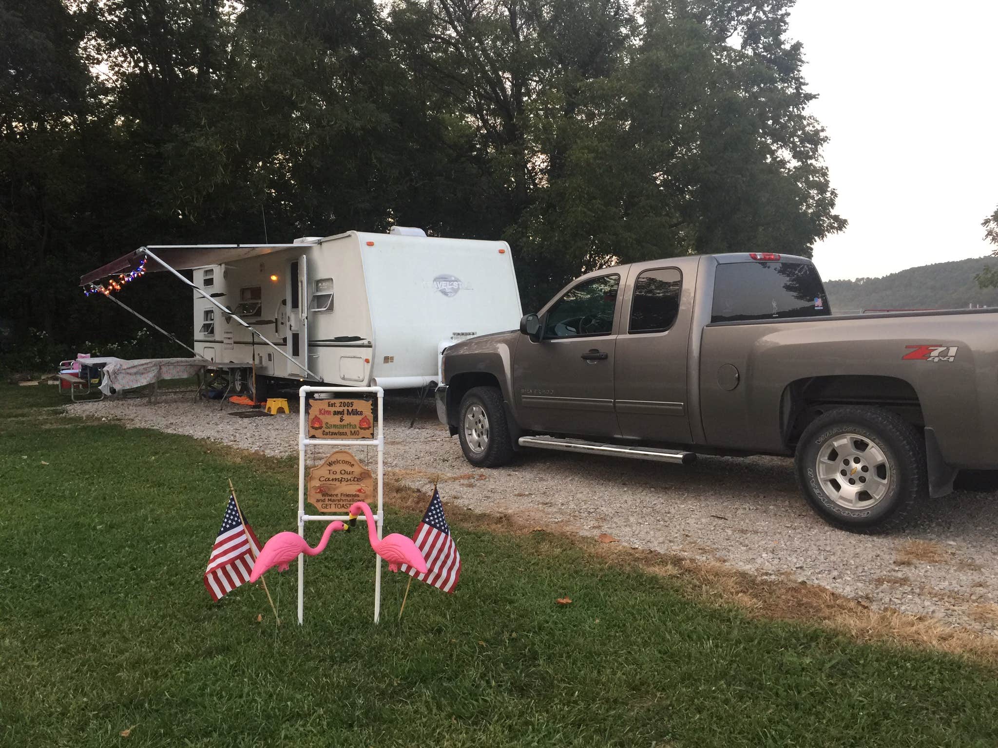 Kim N.'s photo of rv camping at Huzzah Valley near Farmington, MO