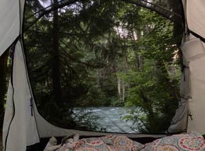 Blue River Reservoir Roadside Camping