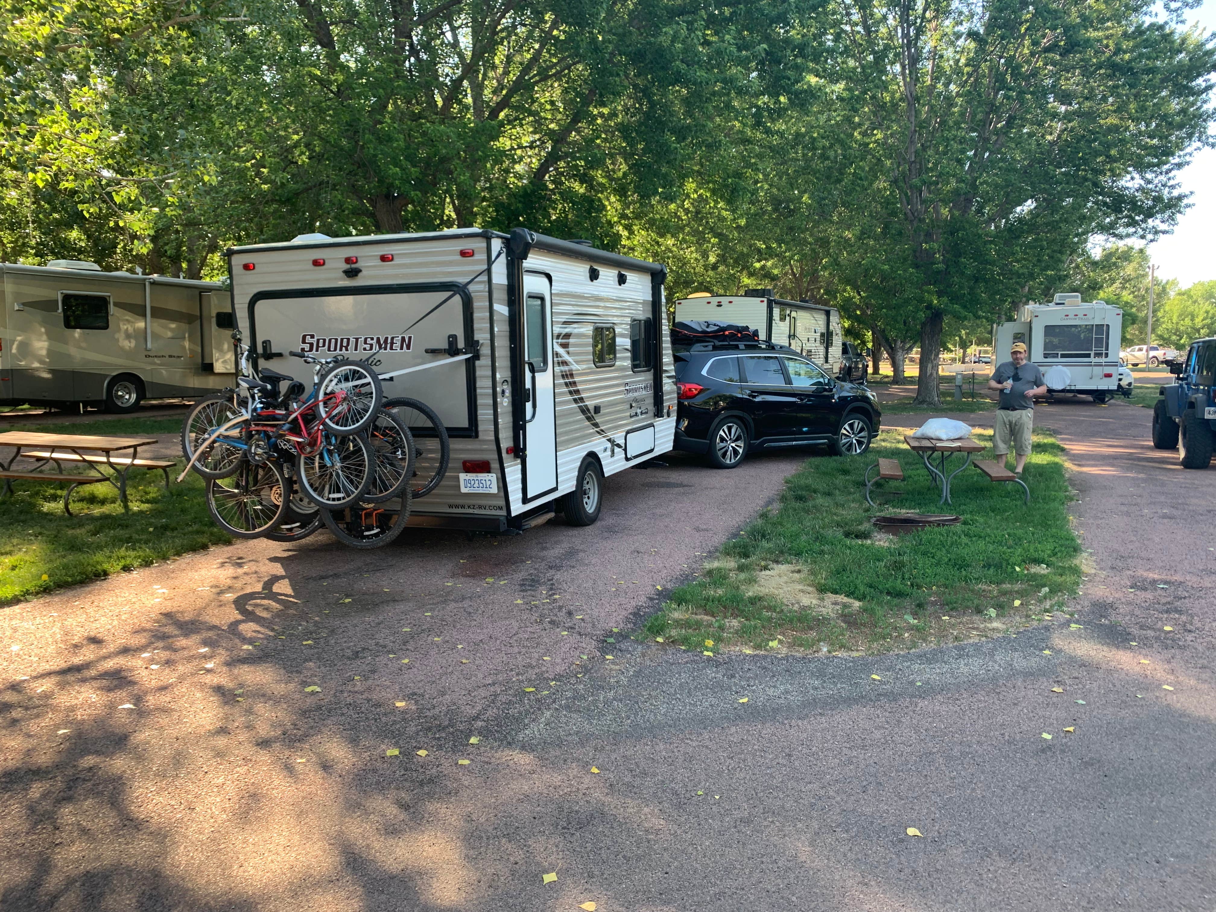 Jessica B.'s photo of rv camping at American Creek Campground near Platte, SD