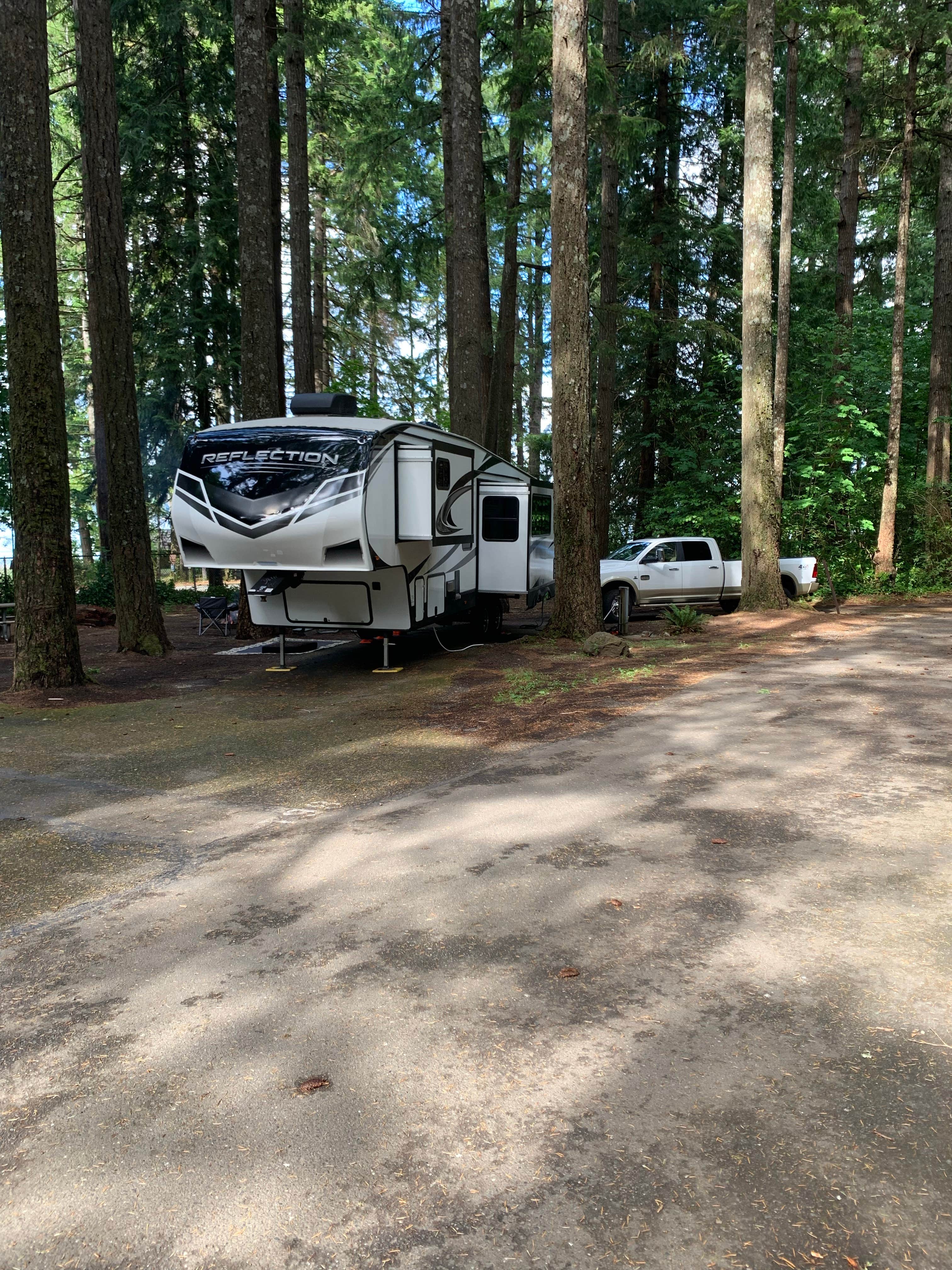 Cindy B.'s photo of rv camping at Twanoh State Park Campground near Union, WA