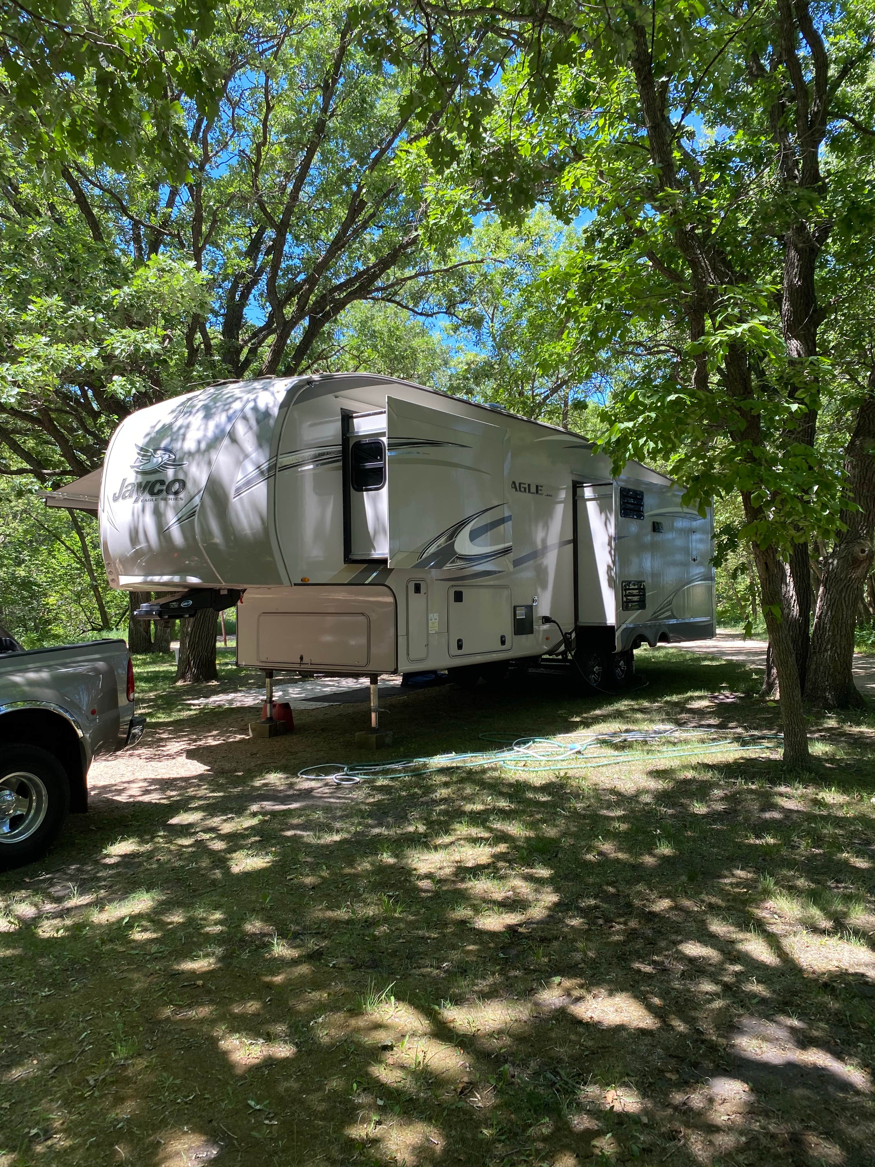 Tracy O.'s photo of rv camping at Glacial Lakes State Park Campground near Garfield, MN