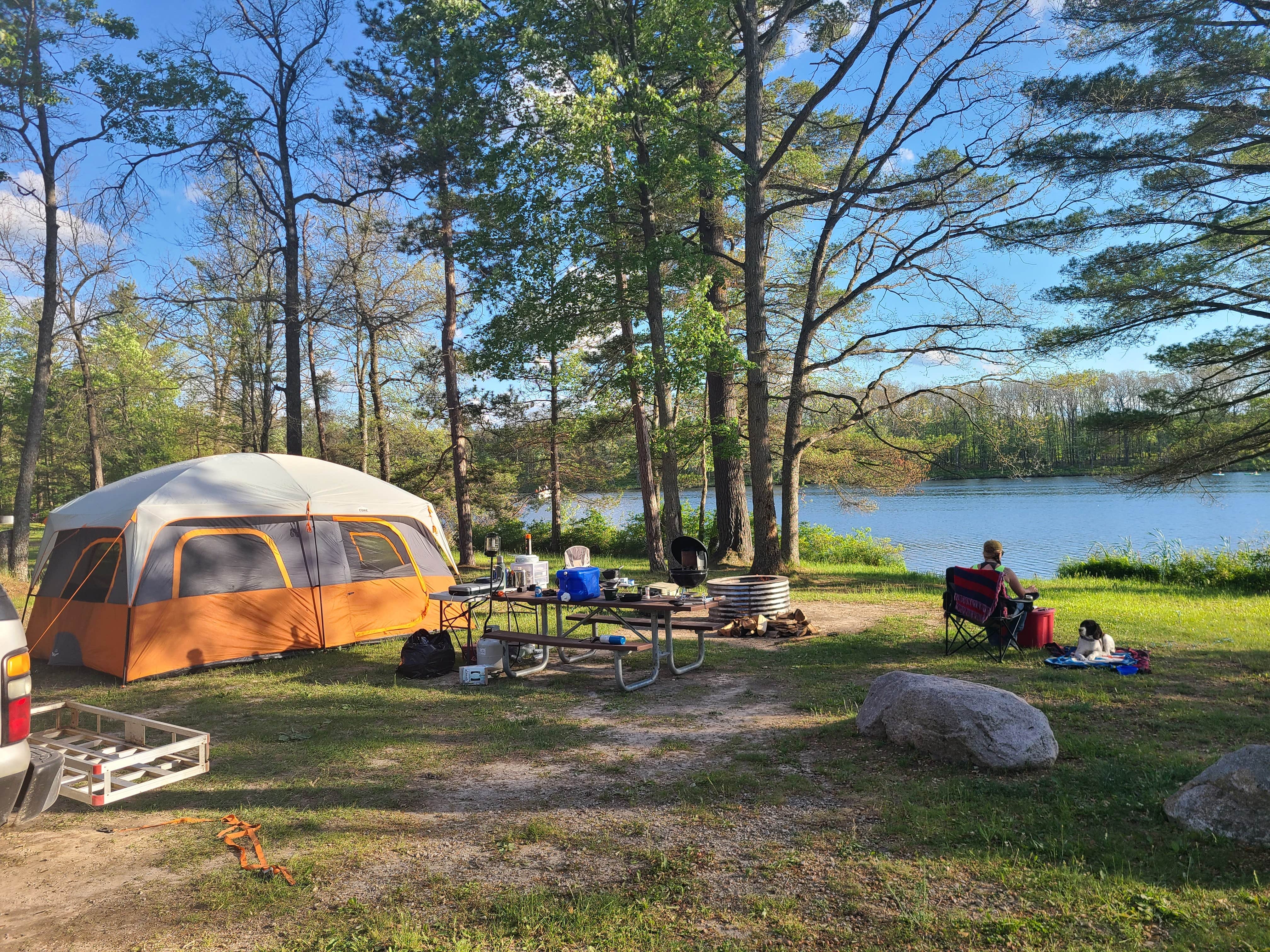 Corey O.'s photo at Ambrose Lake State Forest Campground near Lupton, MI