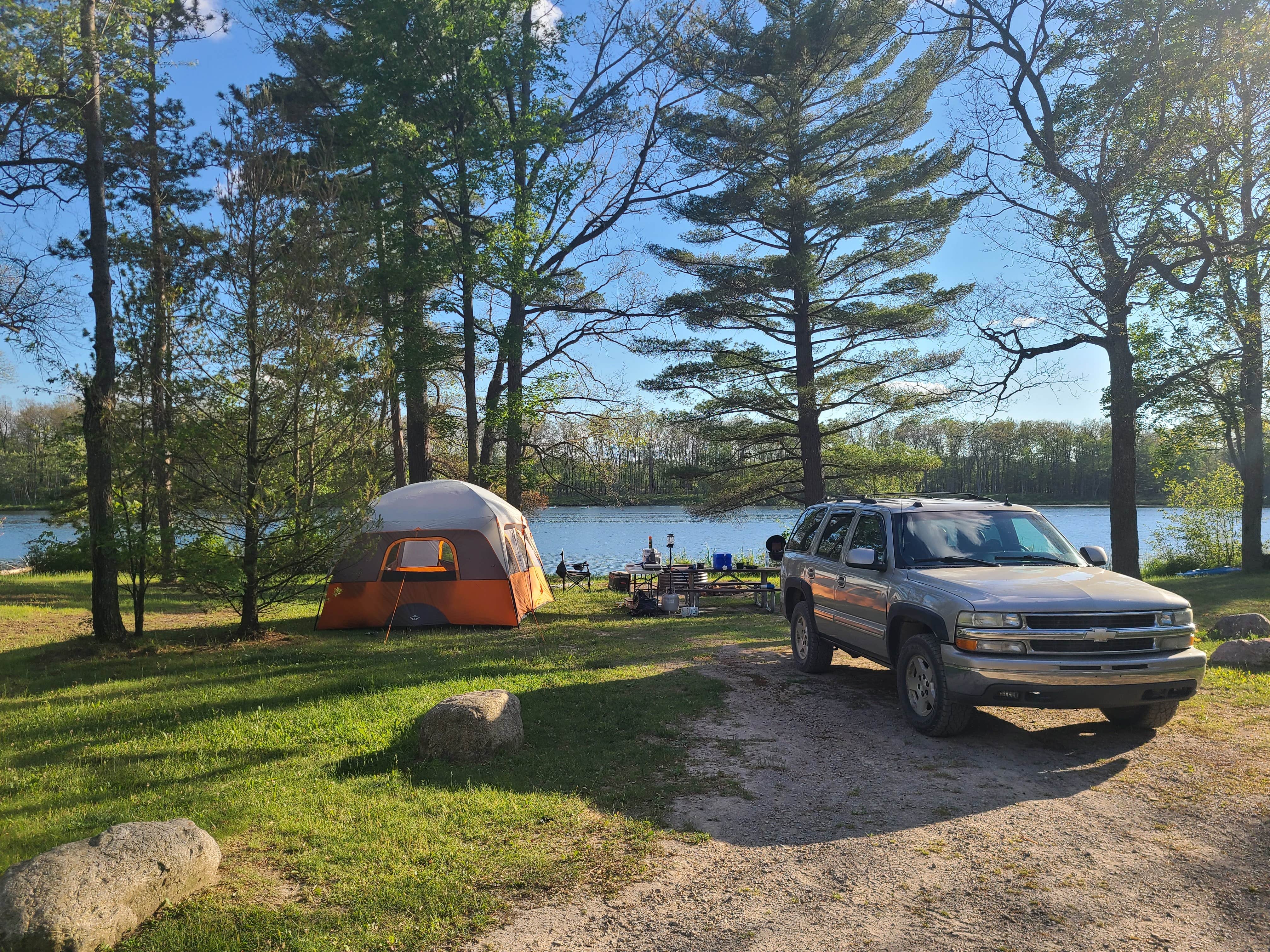 Corey O.'s photo at Ambrose Lake State Forest Campground near Alger, MI