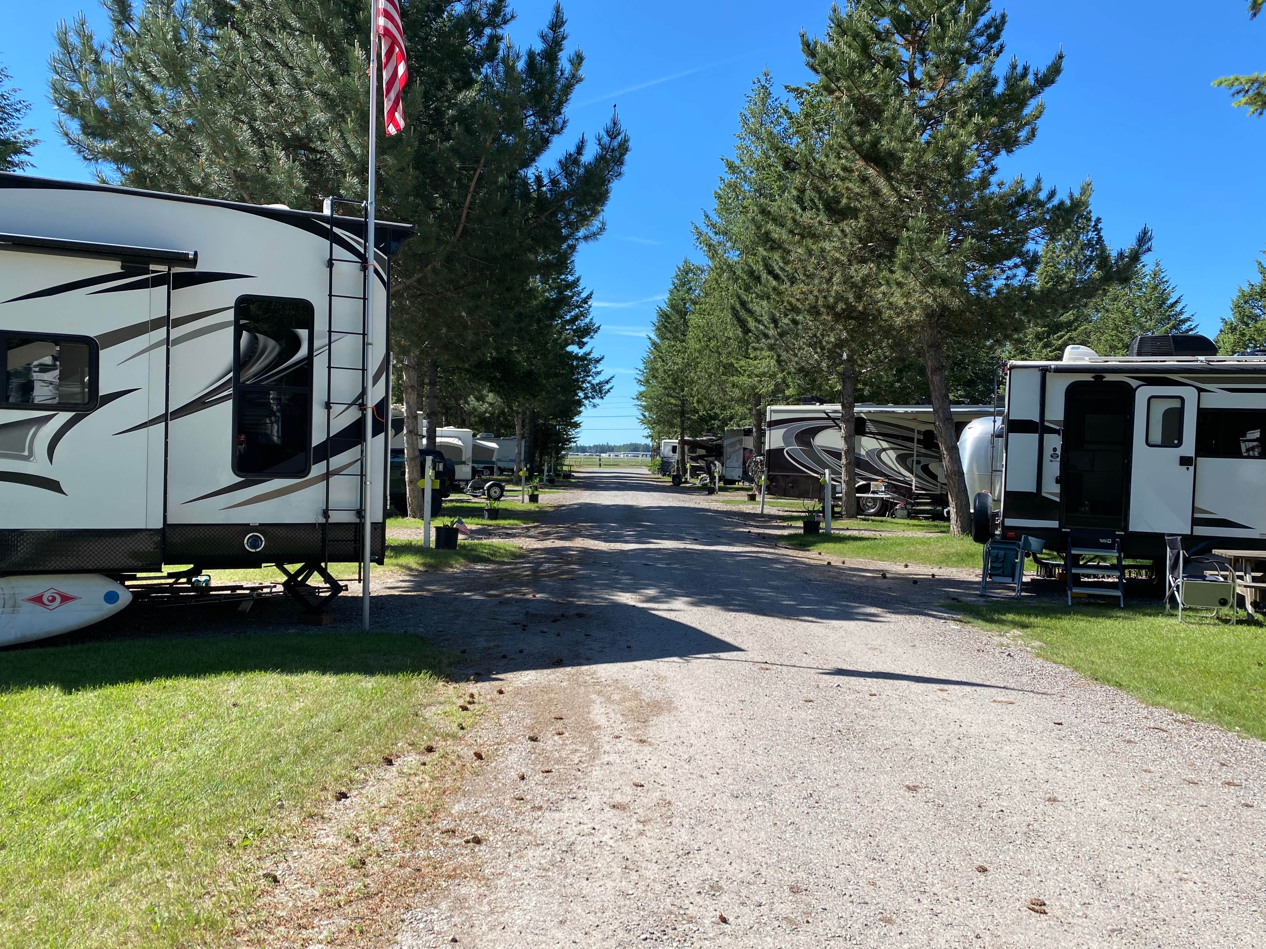 Camping near Camp Trinity: Glacier Peaks RV Park, Columbia Falls, Montana