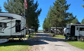 Camping near Clyde’s Camp: Glacier Peaks RV Park, Columbia Falls, Montana