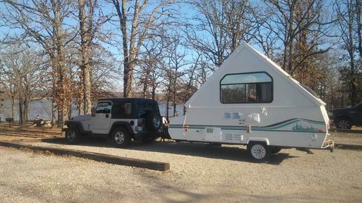 Tracy C.'s photo of rv camping at South Dam - Lake Thunderbird State Park near Seminole, OK