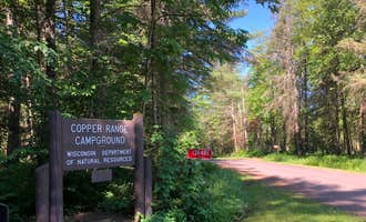 Camping near Amnicon Falls State Park Campground: Copper Range, Brule, Wisconsin