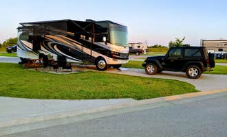 Camping near Elephant Rock Campground — Lake Murray State Park: By The Lake RV Park & Resort, Overbrook, Oklahoma