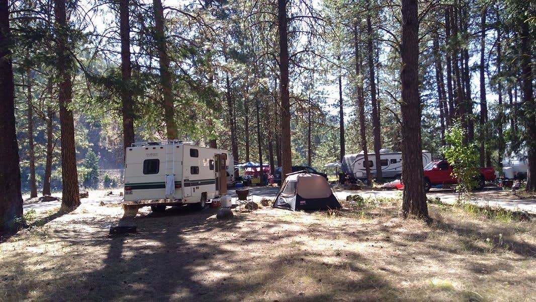 Chris W.'s photo of rv camping at Hunters Campground near Chewelah, WA
