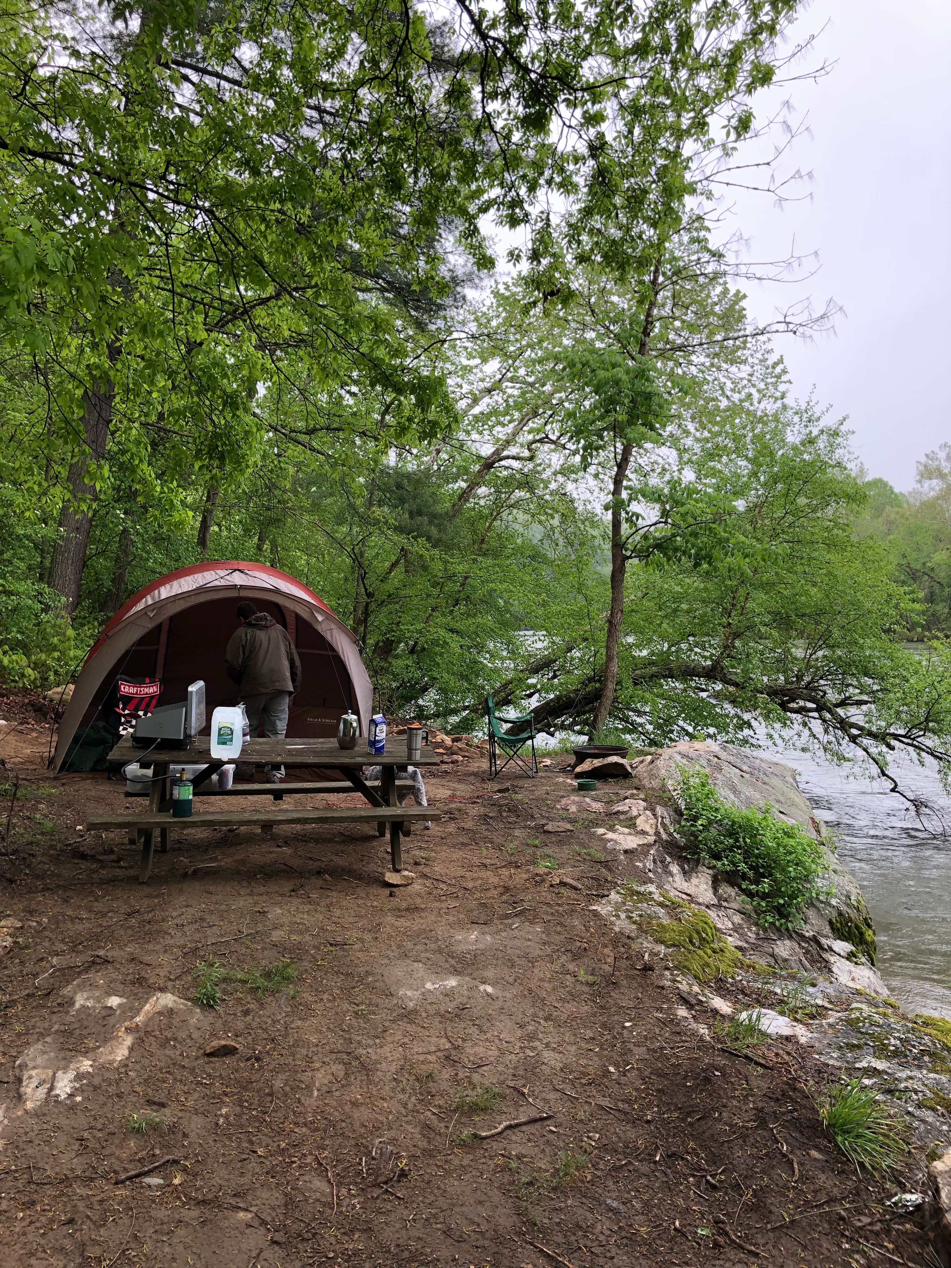 Camper submitted image from French Broad River Campground - Permanently Closed - 4