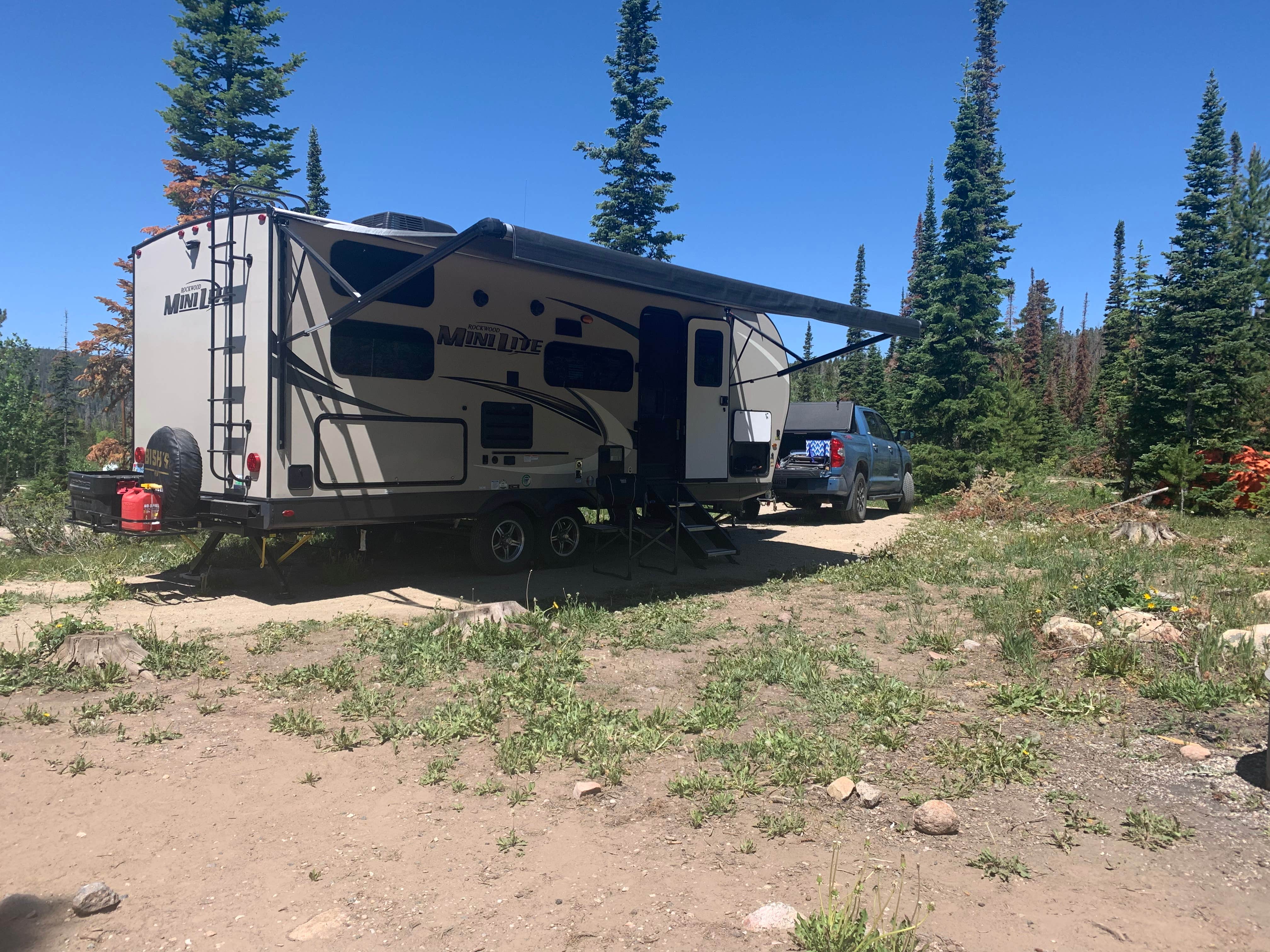 Michelle G.'s photo of rv camping at Medicine Bow National Forest Ryan Park Campground near Medicine Bow-Routt NFs & Thunder Basin NG