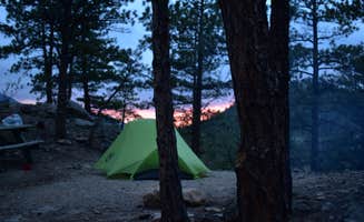 Jacky D.'s photo of tent camping at Glen Isle Resort near Evergreen, CO
