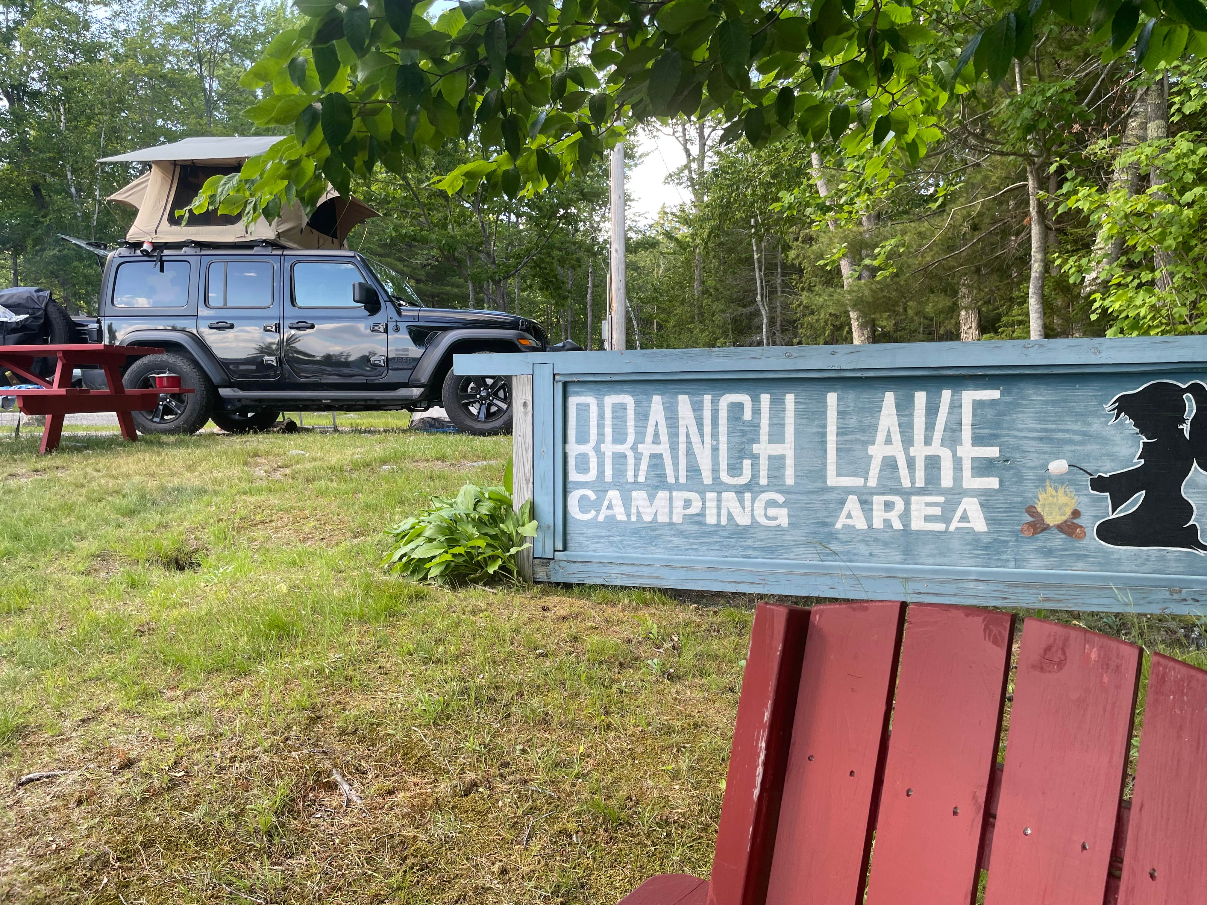 Camper-submitted photo at Branch Lake Camping area near Holden, ME