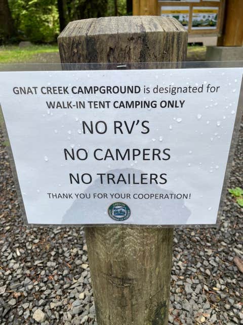 Camper submitted image from Clatsop State Forest Gnat Creek Campground - 1