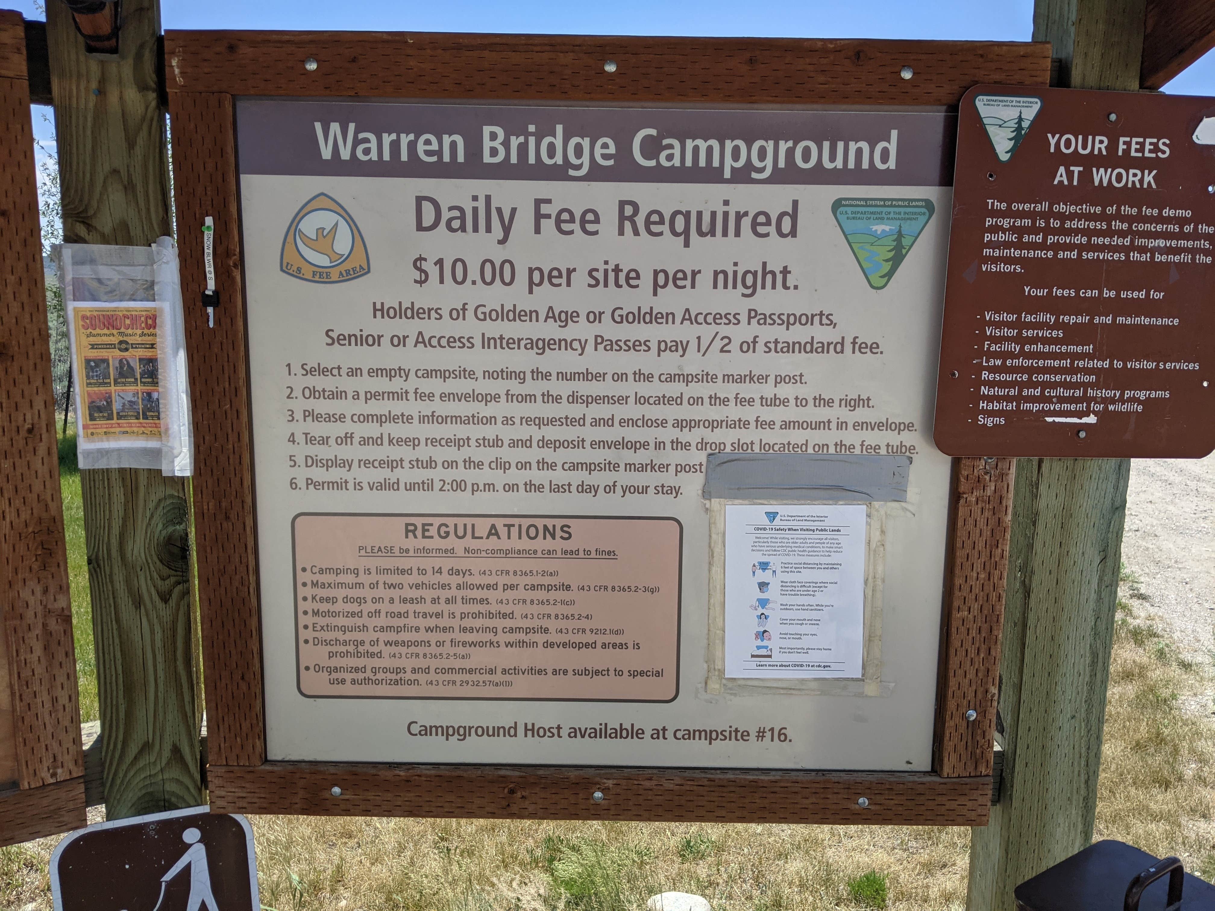Warren Bridge Campground and Picnic Area Pinedale, WY