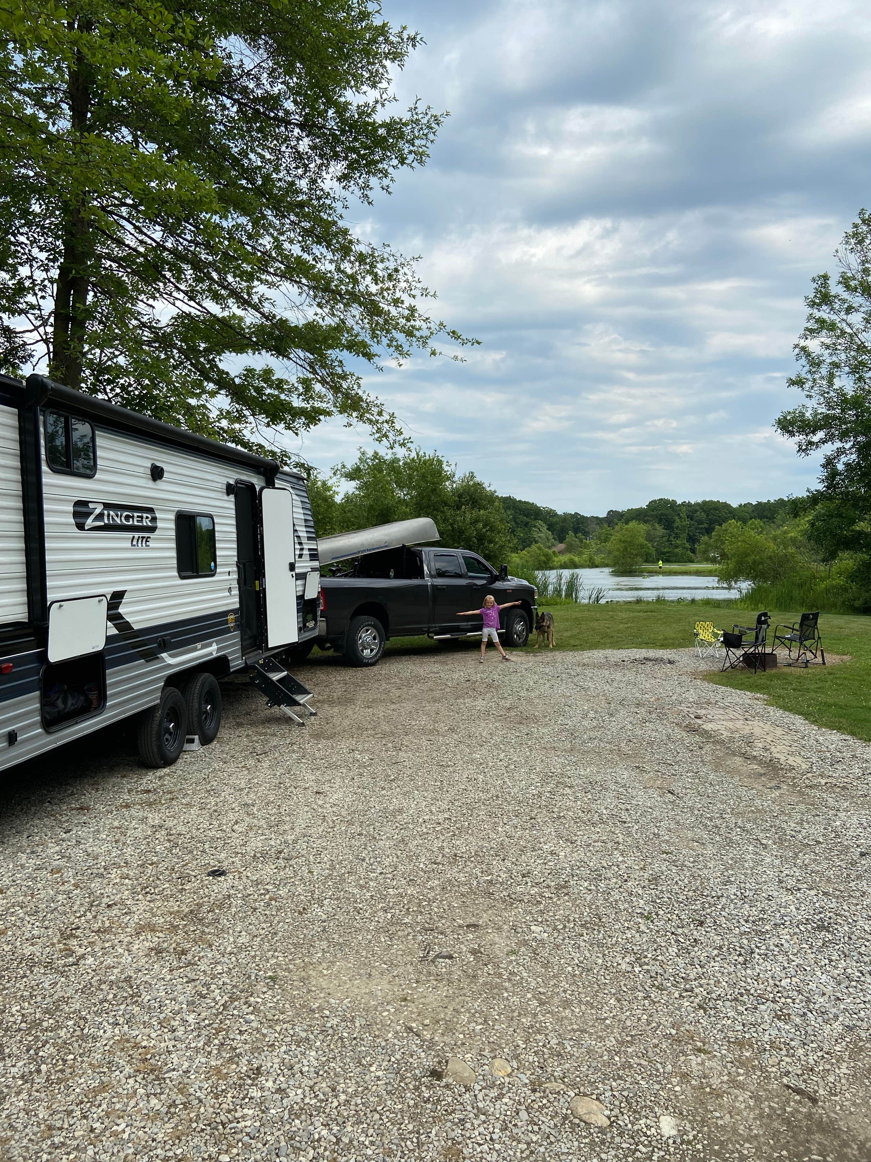 Joe F.'s photo of rv camping at Hidden Lakes Family Campground near Willoughby, OH