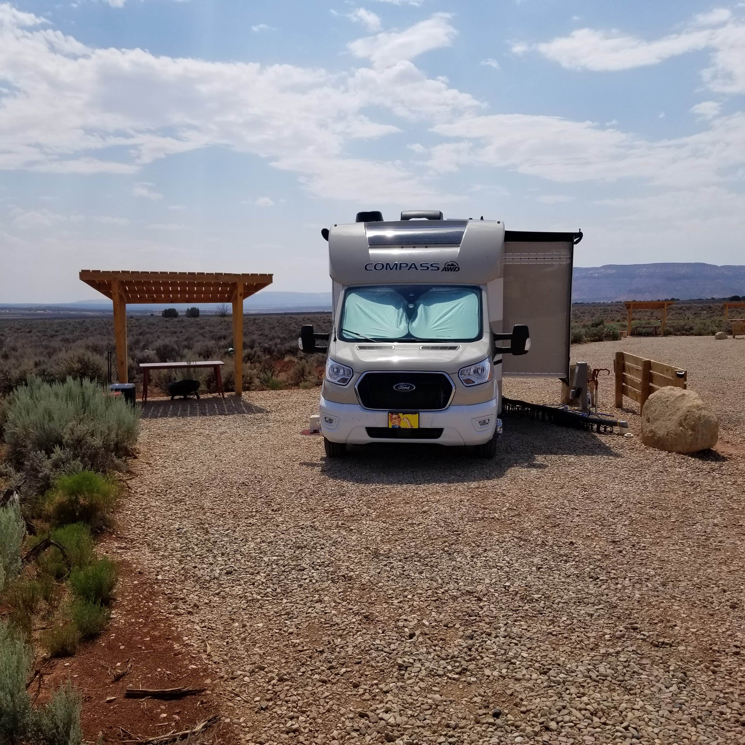 G. F.'s photo of rv camping at Dark Sky RV Park & Campground near Springdale, UT