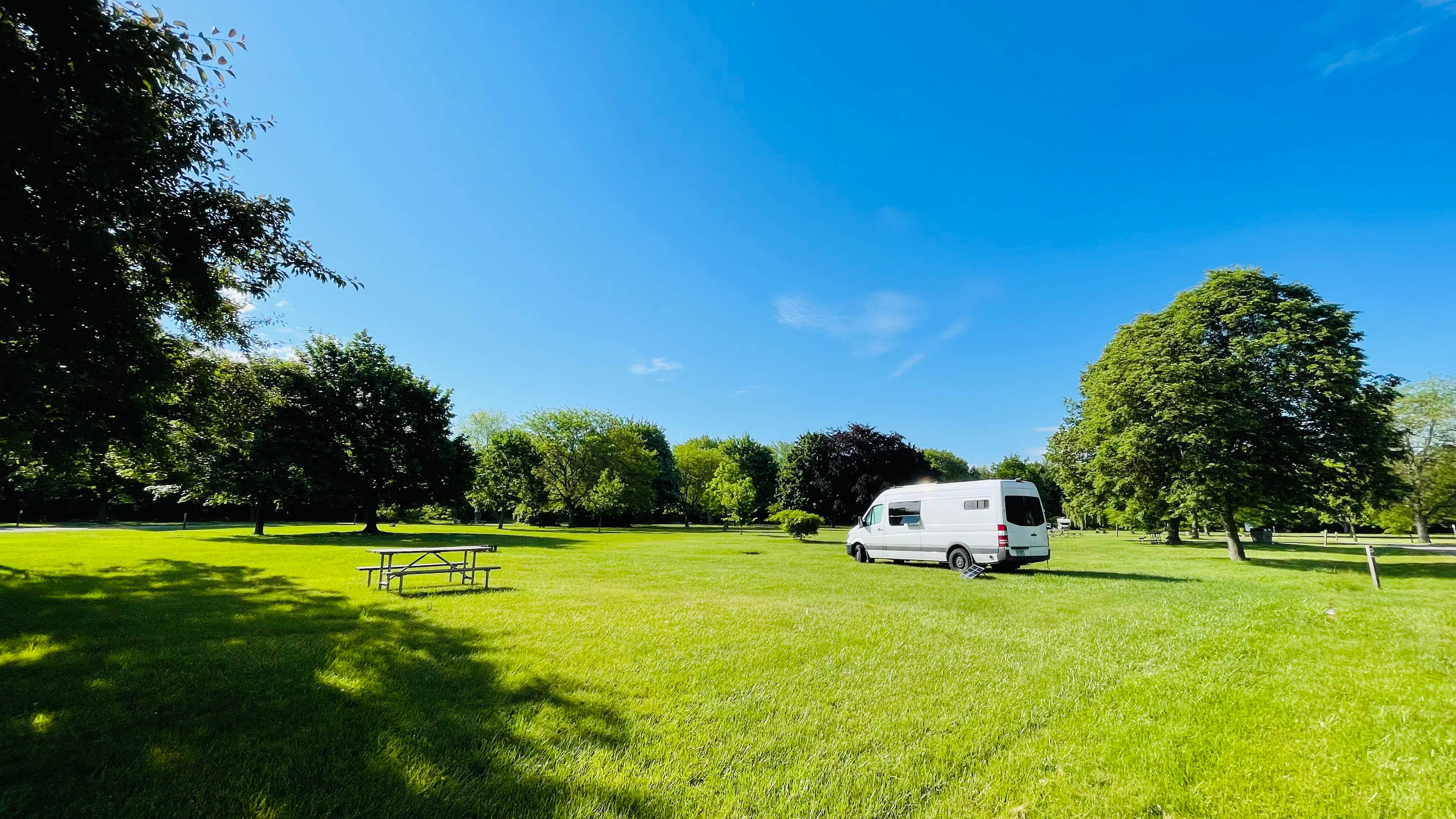 Mea H.'s photo of rv camping at Four Mile Creek State Park Campground near Ransomville, NY