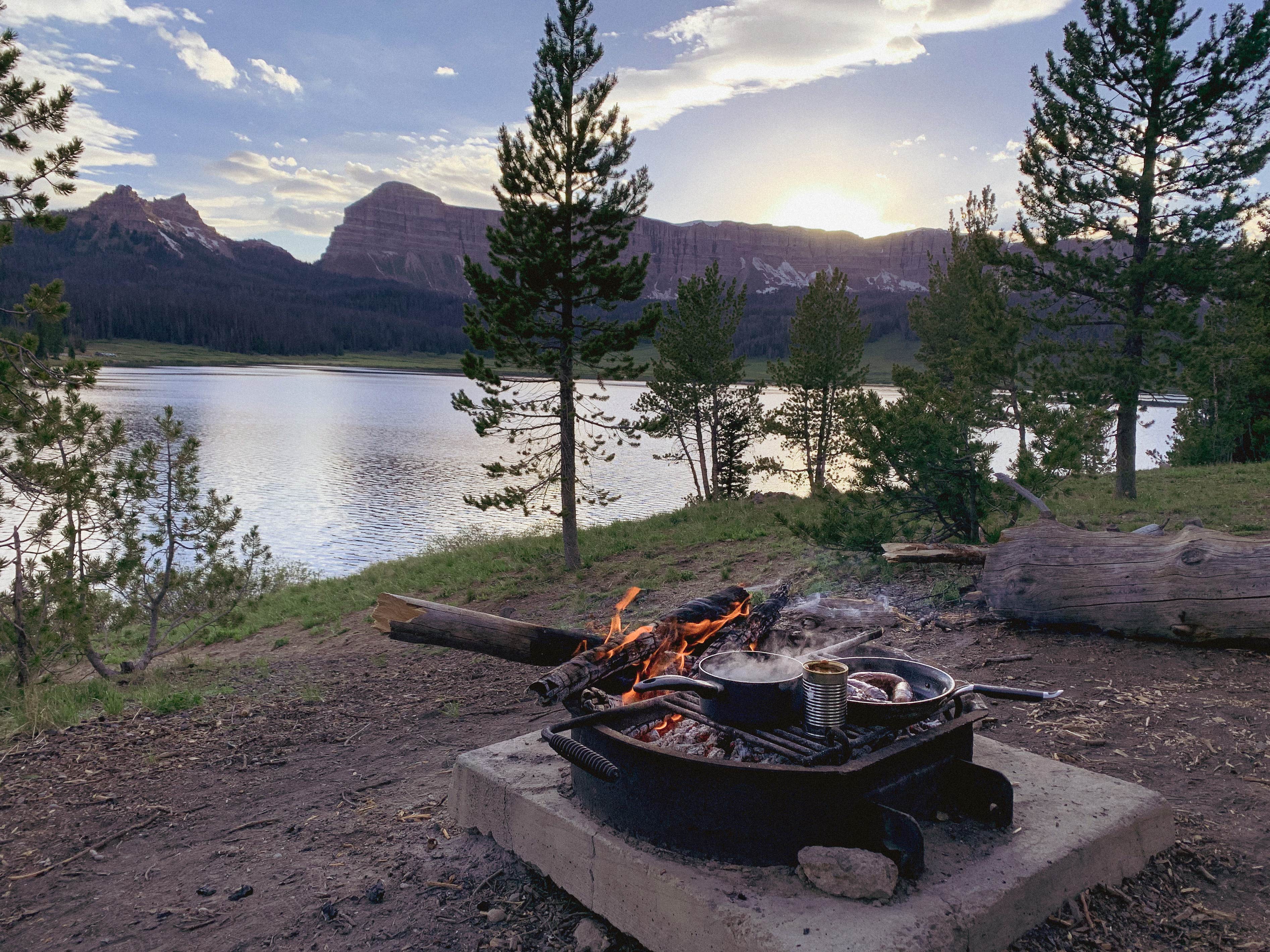 Courtney B.'s photo at Pinnacles Campground - Brooks Lake near Shoshone National Forest