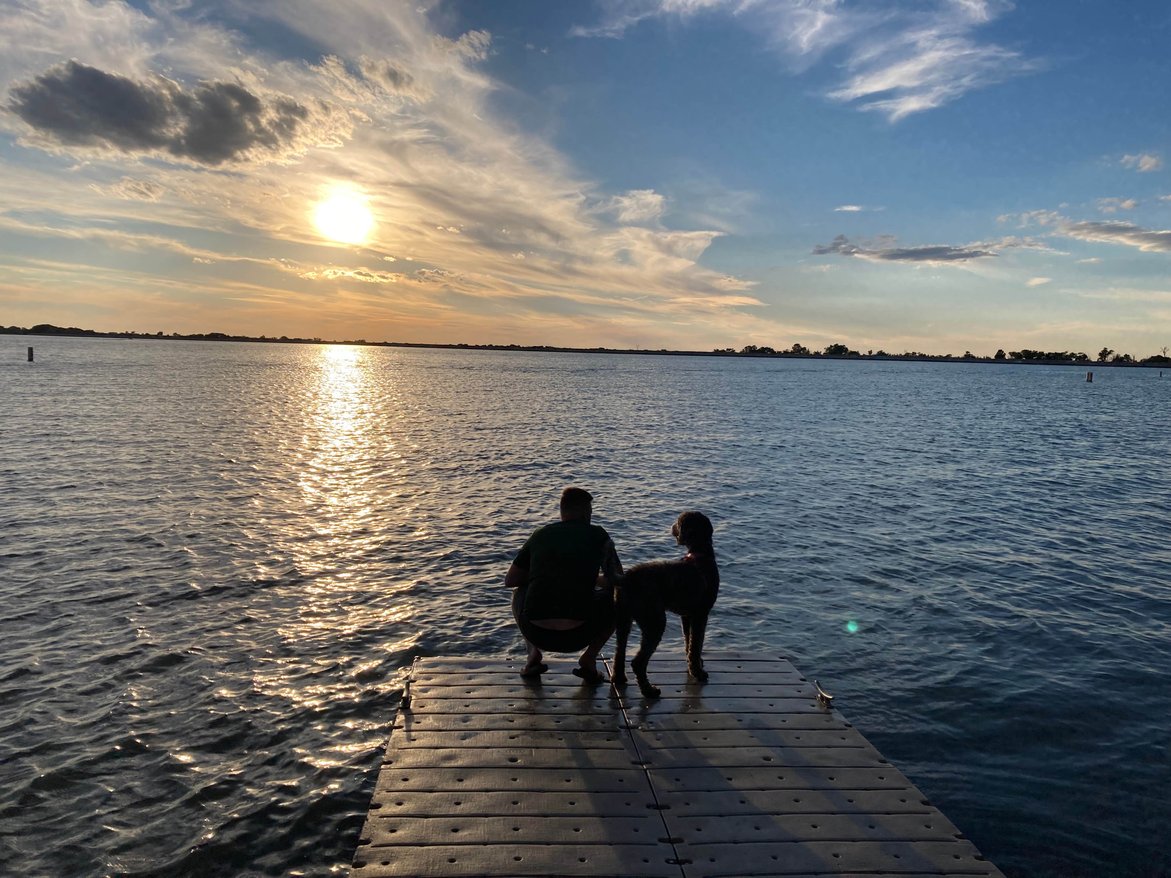 casey's photo of camping with pets at Lake Maloney State Recreation Area near Brady, NE