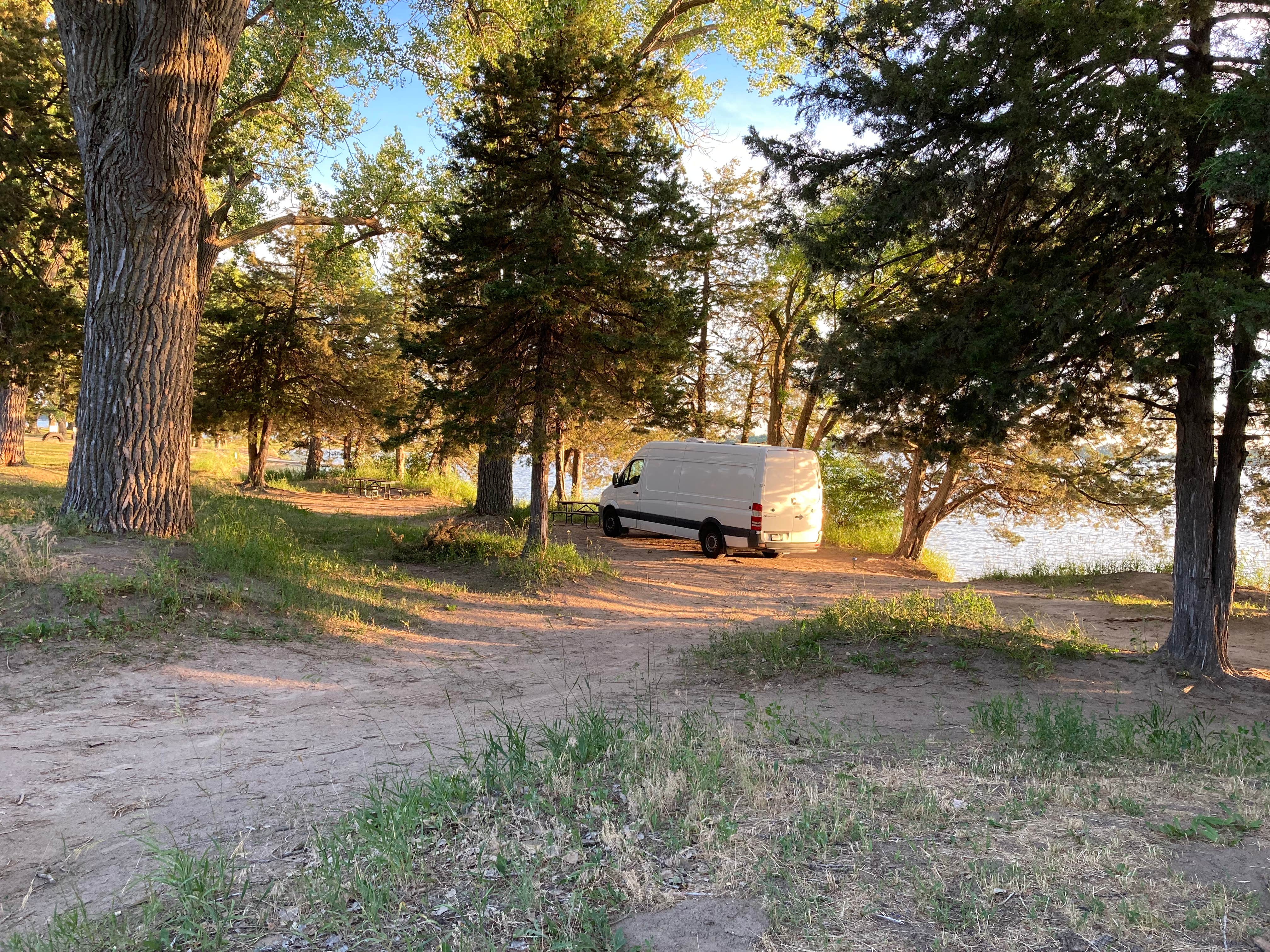 casey's photo of rv camping at Lake Maloney State Recreation Area near North Platte, NE