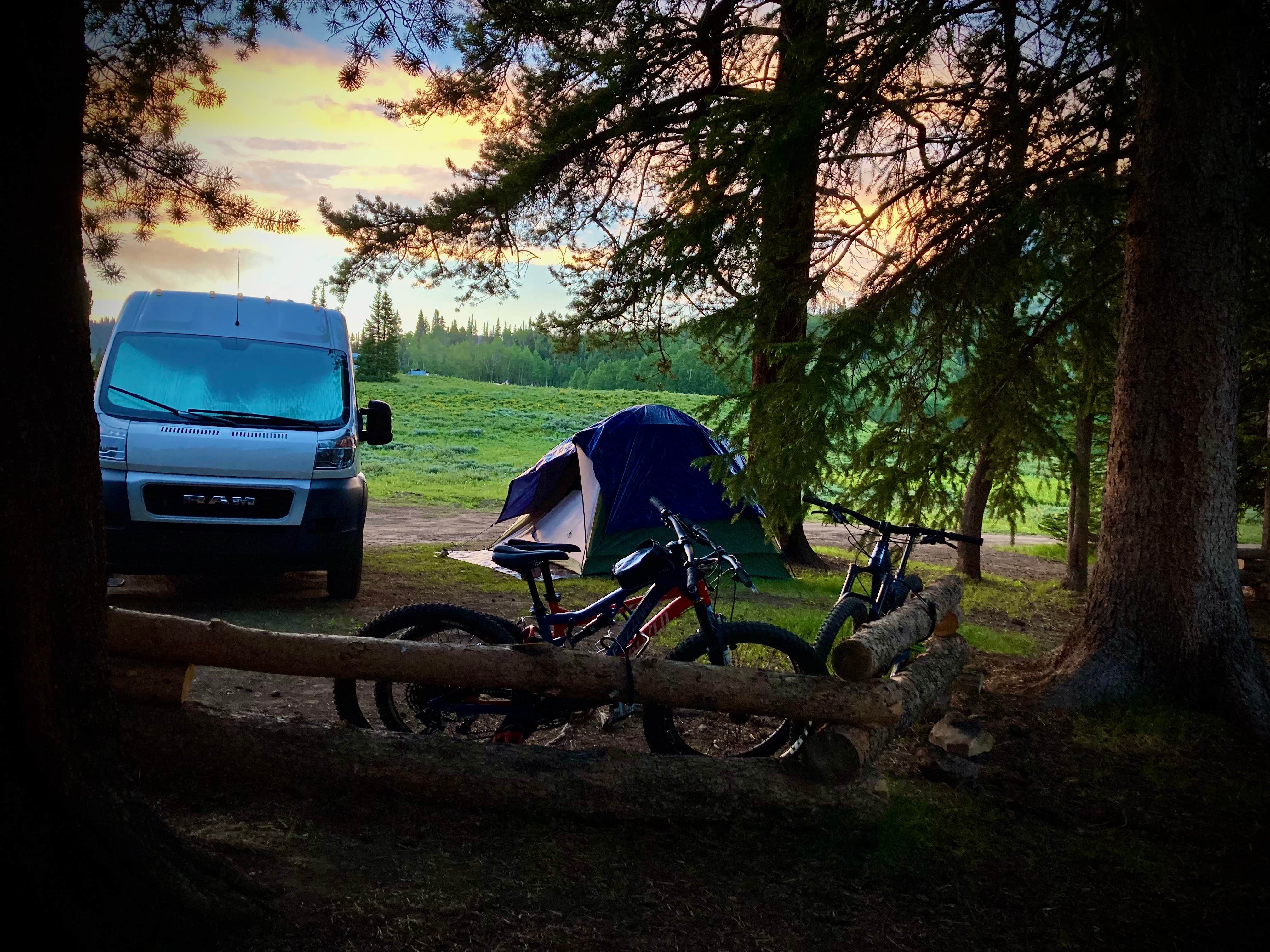 Katrin  S.'s photo of rv camping at Washington Gulch Dispersed Camping - PERMANENTLY CLOSED near Gunnison National Forest
